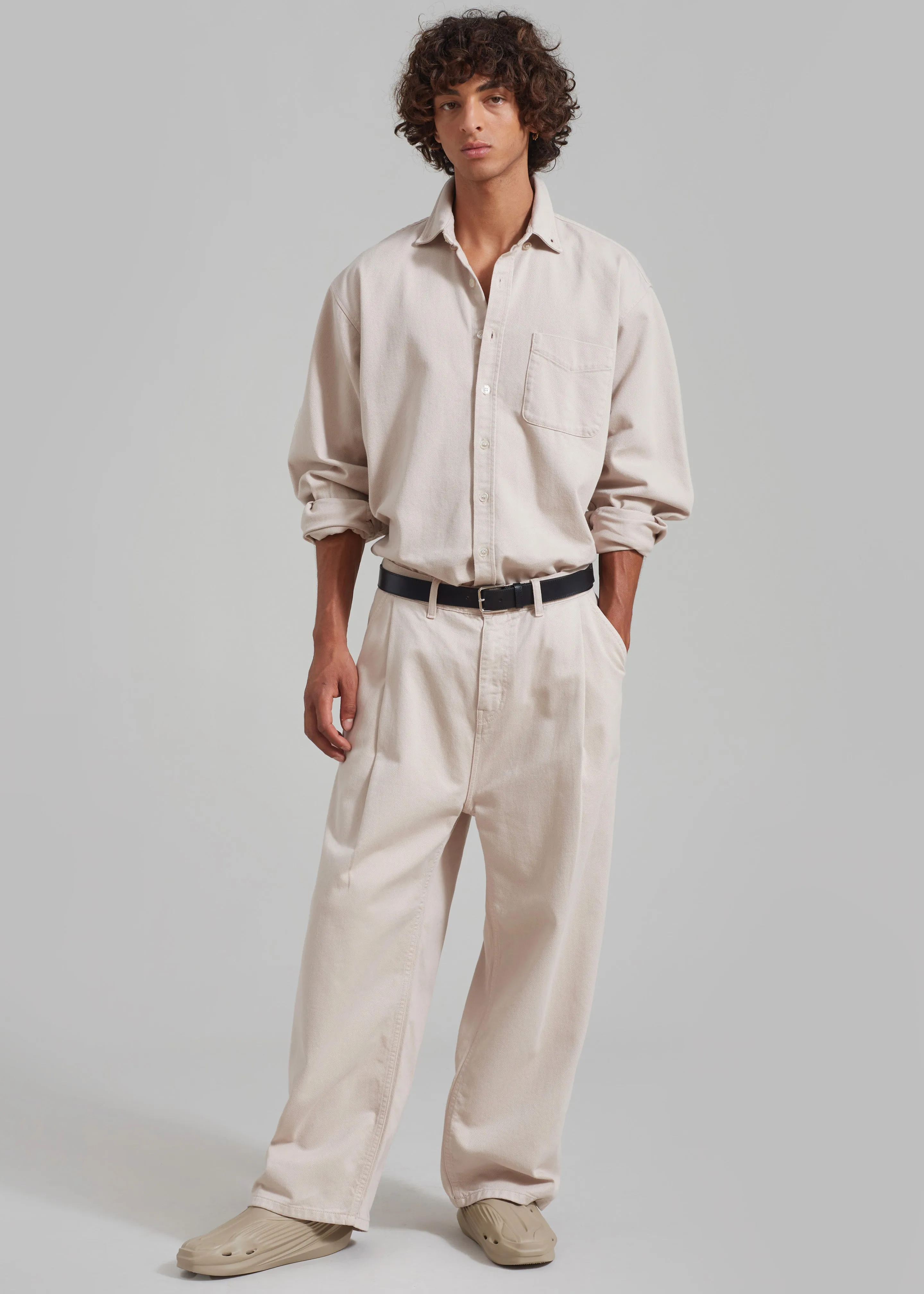 Drew Denim Pants - Natural sold by Frankie Shop