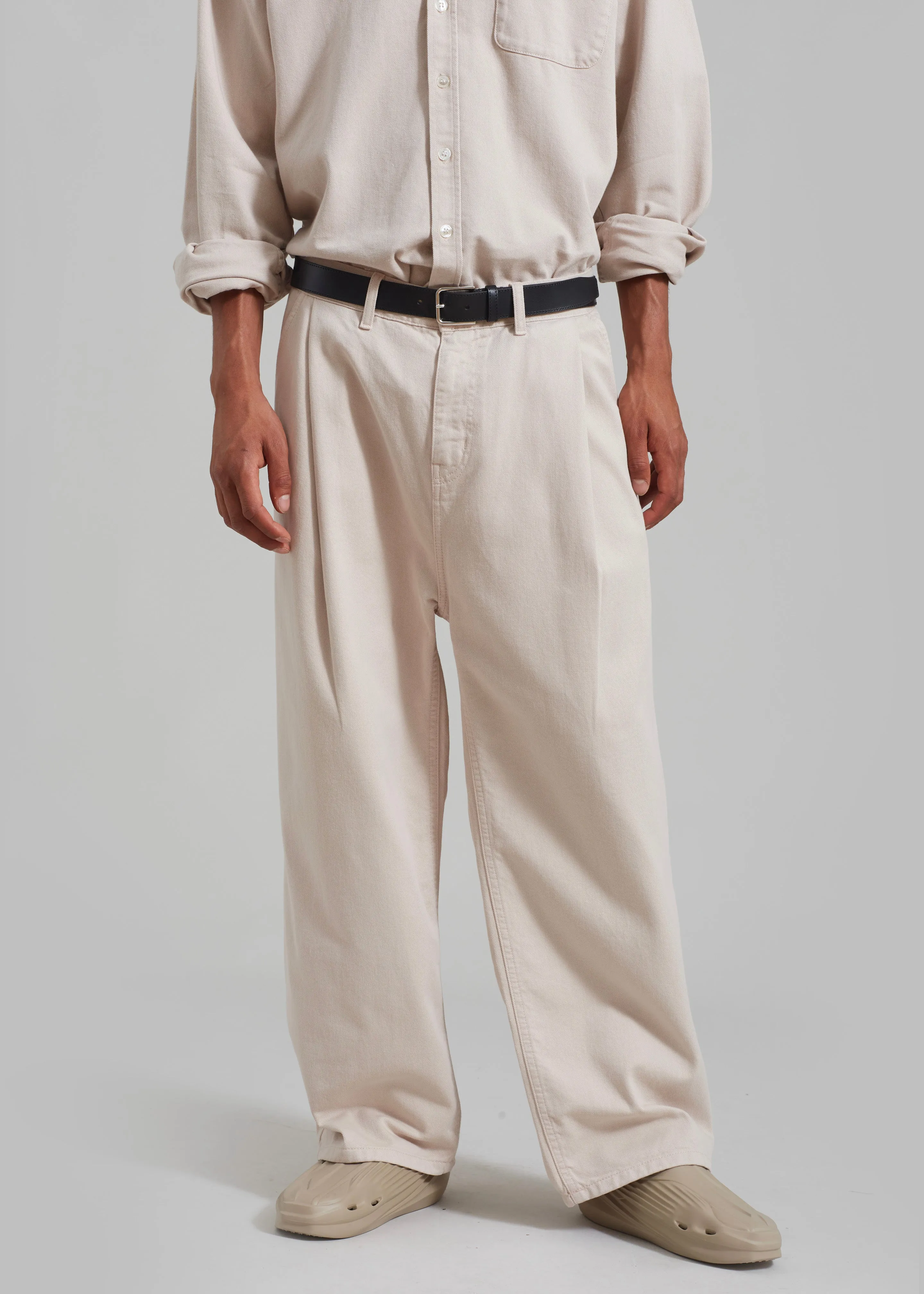 Drew Denim Pants - Natural sold by Frankie Shop product image thumbnail 5