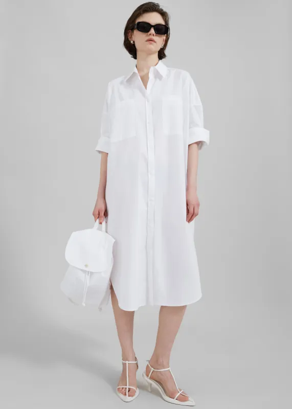 Olympe Midi Dress - White sold by Frankie Shop