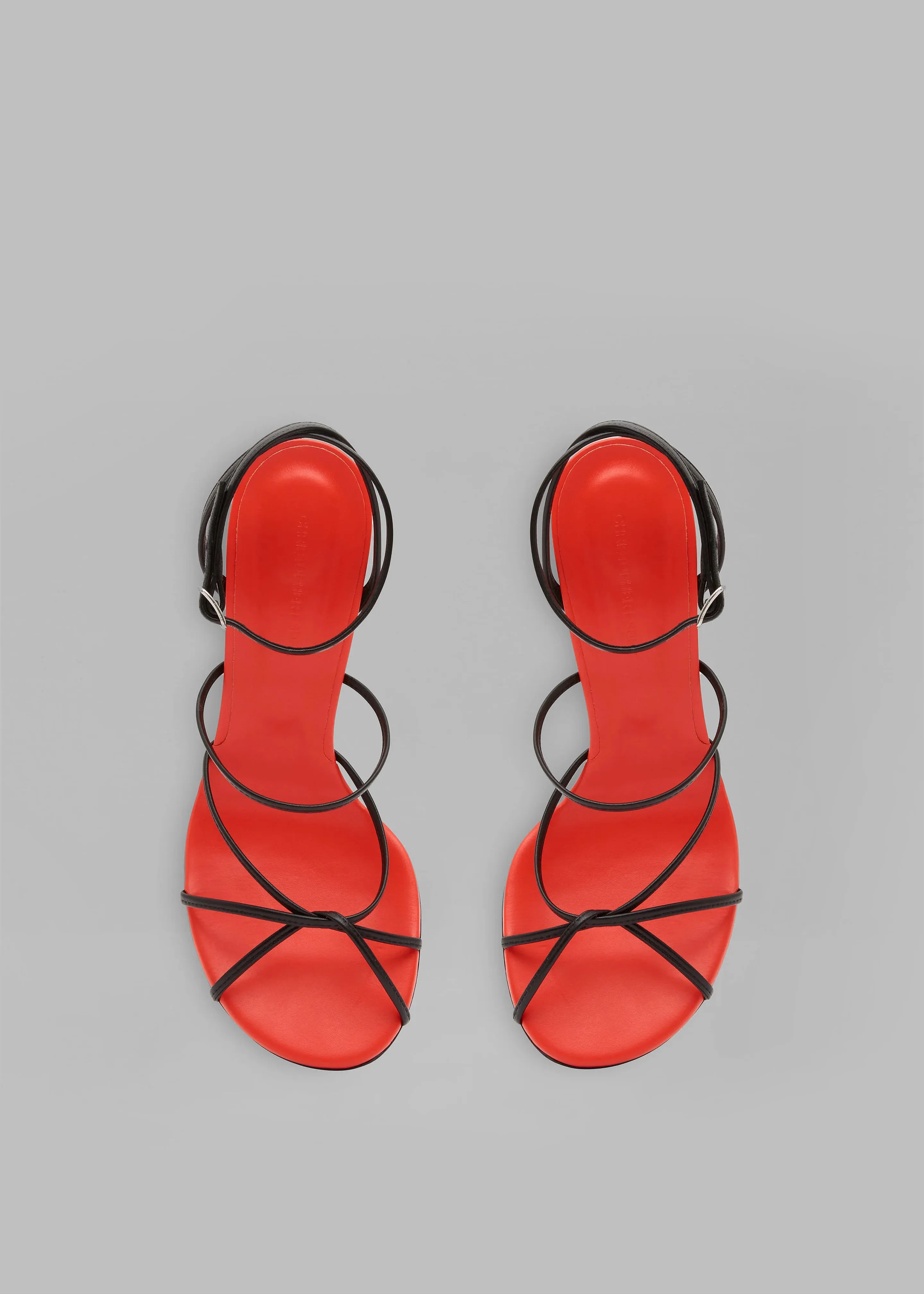 Christopher Esber Blaze Heels - Vermilion/ Black sold by Frankie Shop product image thumbnail 4