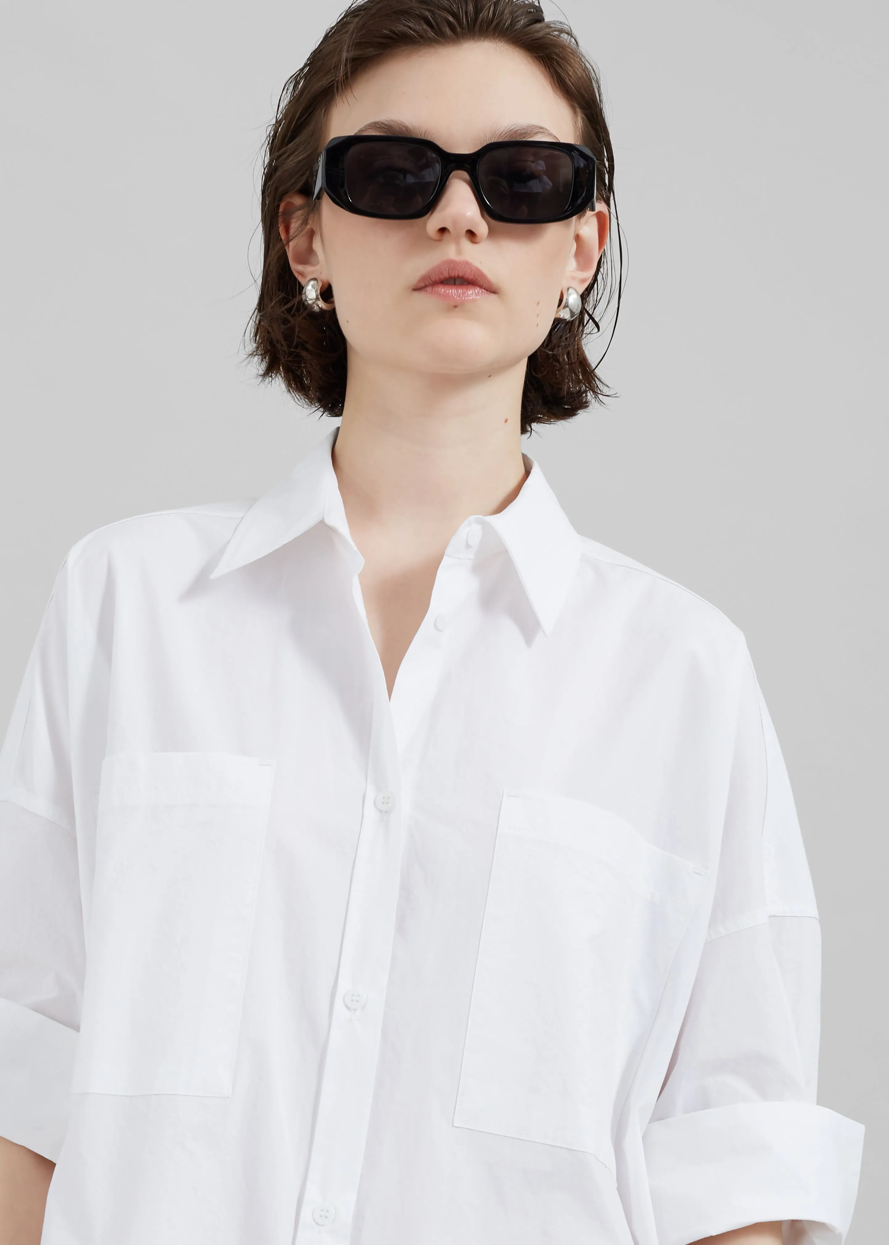 Olympe Midi Dress - White sold by Frankie Shop product image thumbnail 4