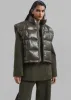 Naomi Puffer Vest - Olive sold by Frankie Shop