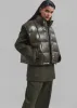 Naomi Puffer Vest - Olive sold by Frankie Shop