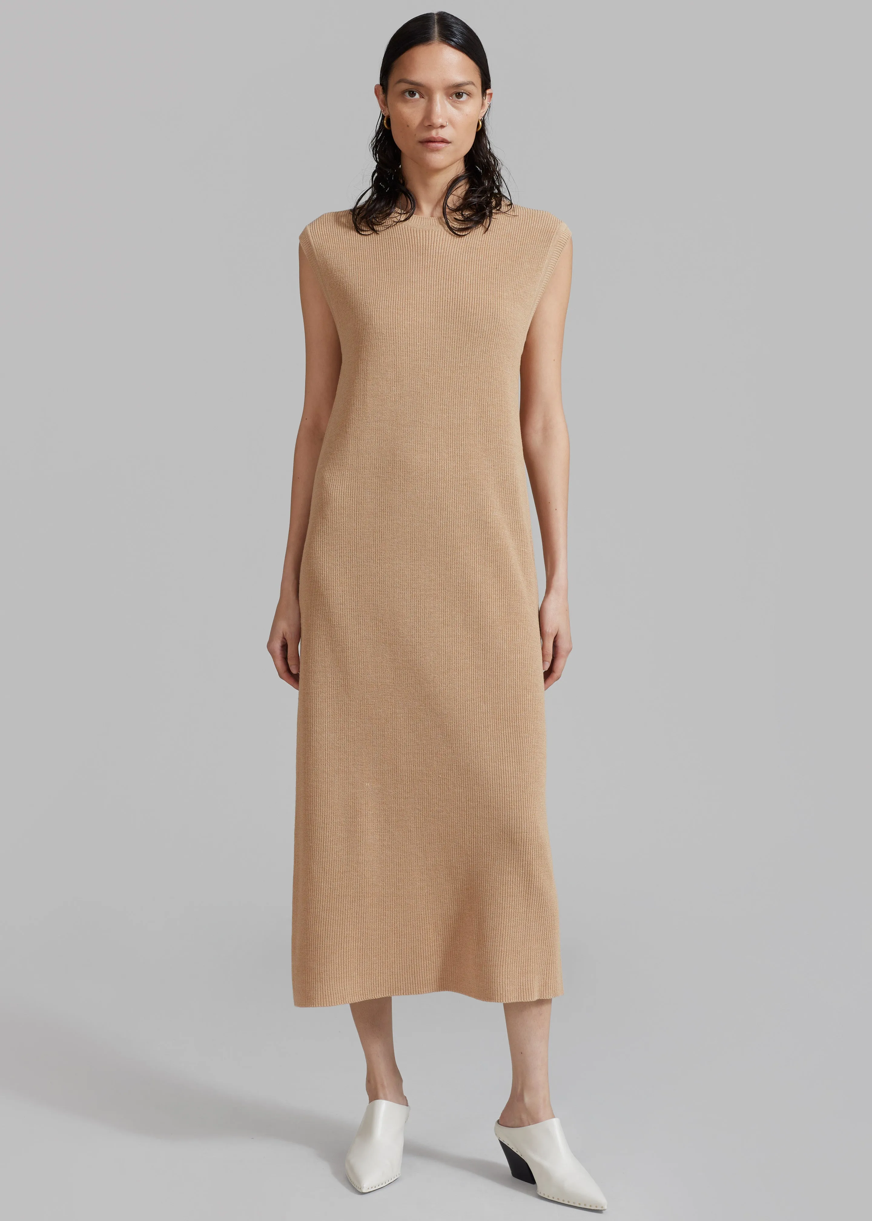 Rosie Knit Dress - Camel sold by Frankie Shop product image thumbnail 4