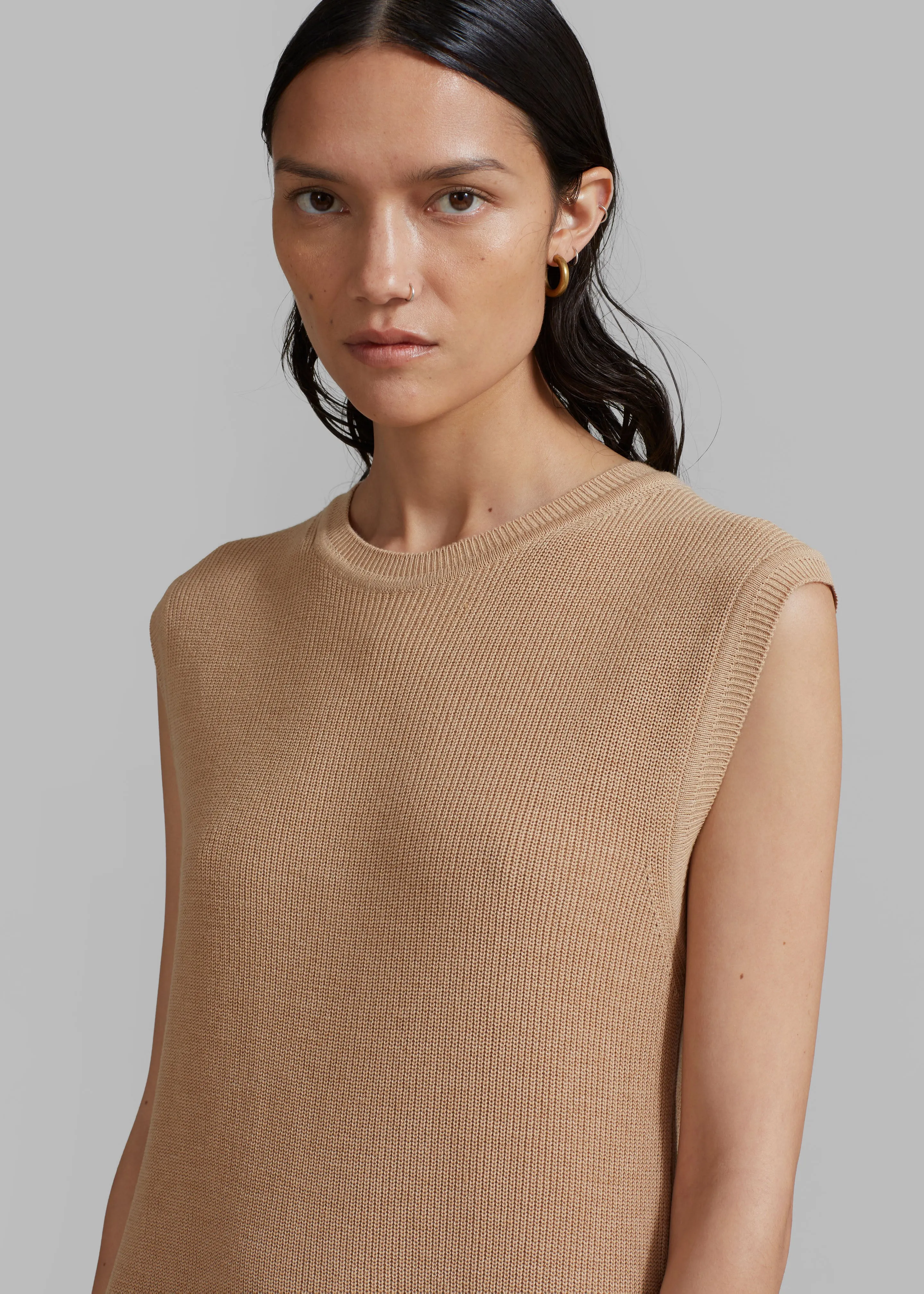 Rosie Knit Dress - Camel sold by Frankie Shop product image thumbnail 2