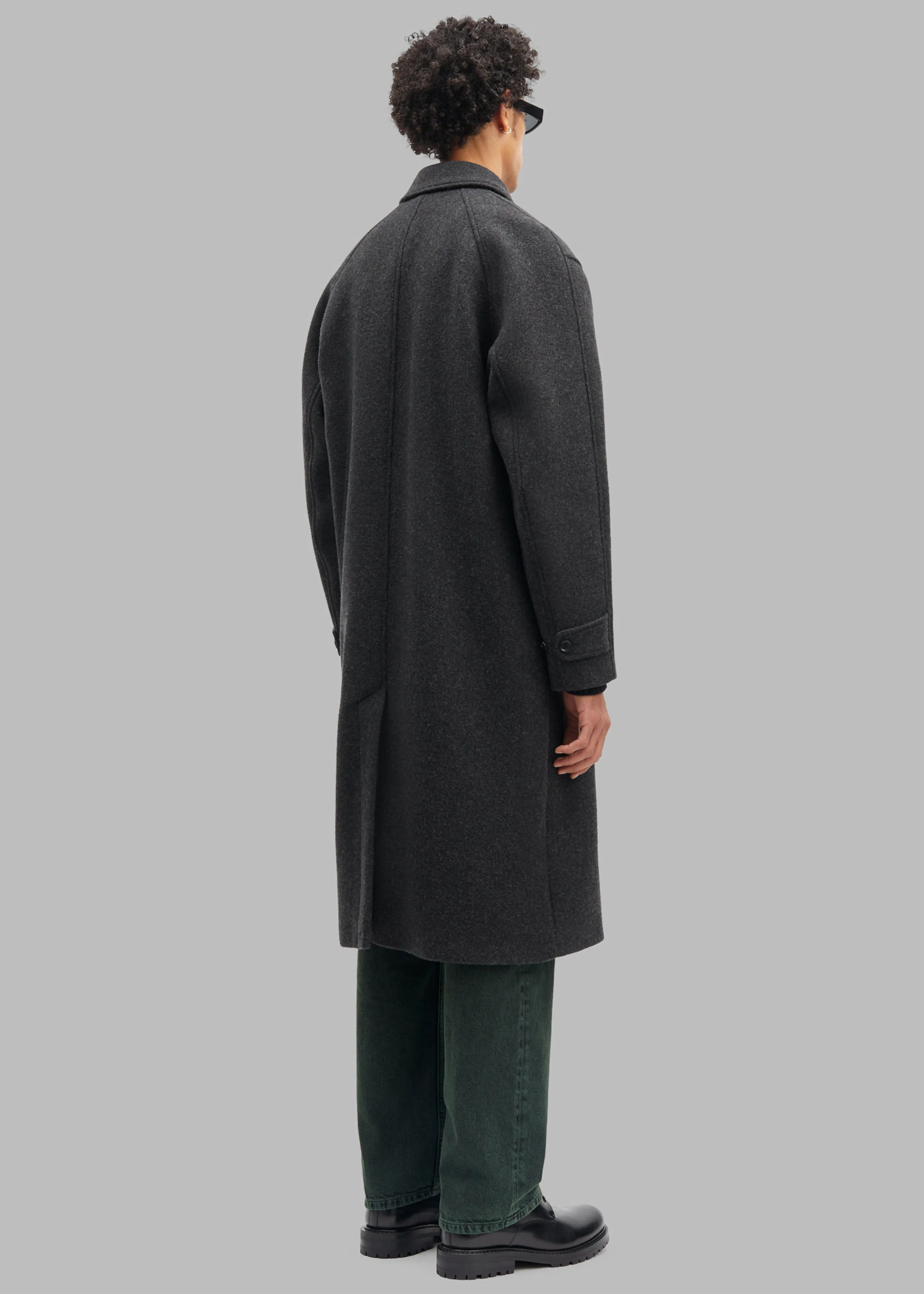 Samsøe Samsøe Jacob Coat - Black Melange sold by Frankie Shop product image thumbnail 4