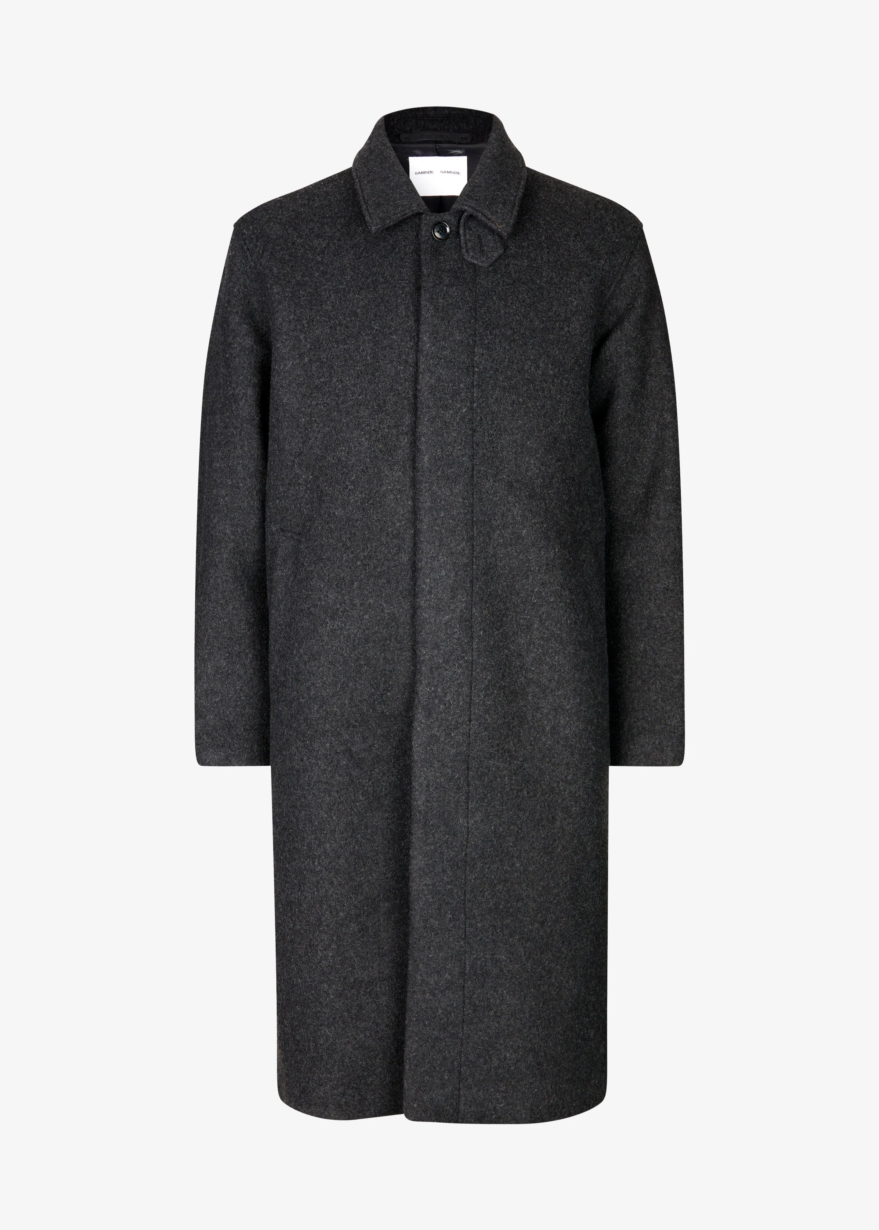 Samsøe Samsøe Jacob Coat - Black Melange sold by Frankie Shop product image thumbnail 5