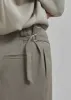 Xia Side Belt Trousers - Khaki sold by Frankie Shop