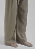 Xia Side Belt Trousers - Khaki sold by Frankie Shop