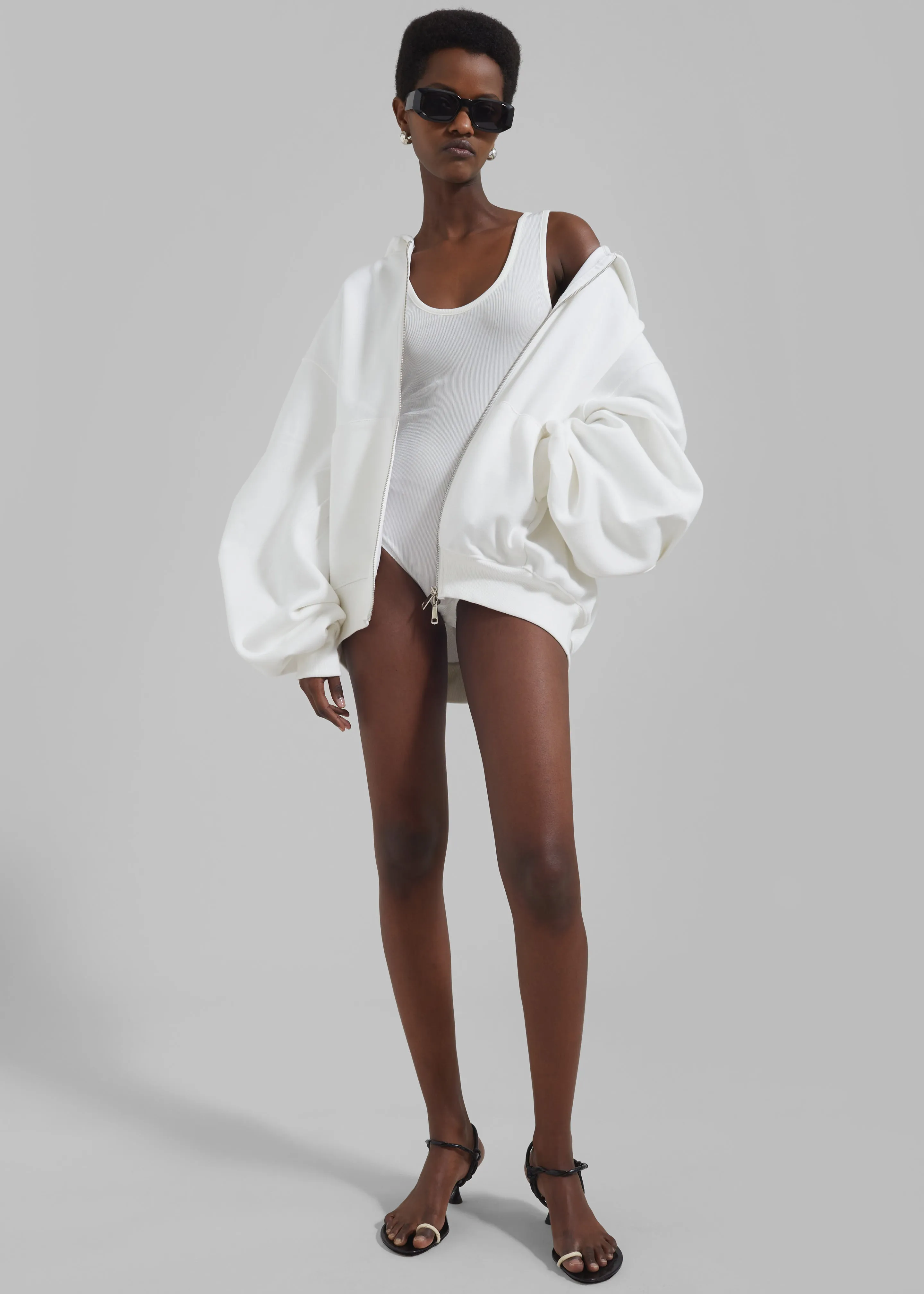 Katia Hoodie - White sold by Frankie Shop product image thumbnail 3