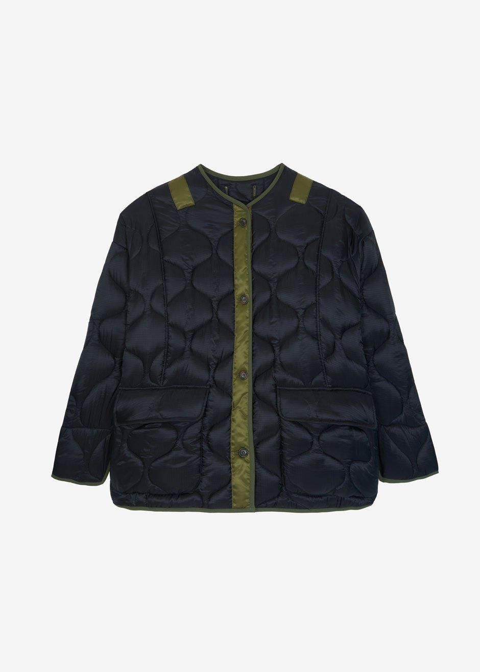 Teddy Quilted Jacket - Black/Olive sold by Frankie Shop product image thumbnail 7