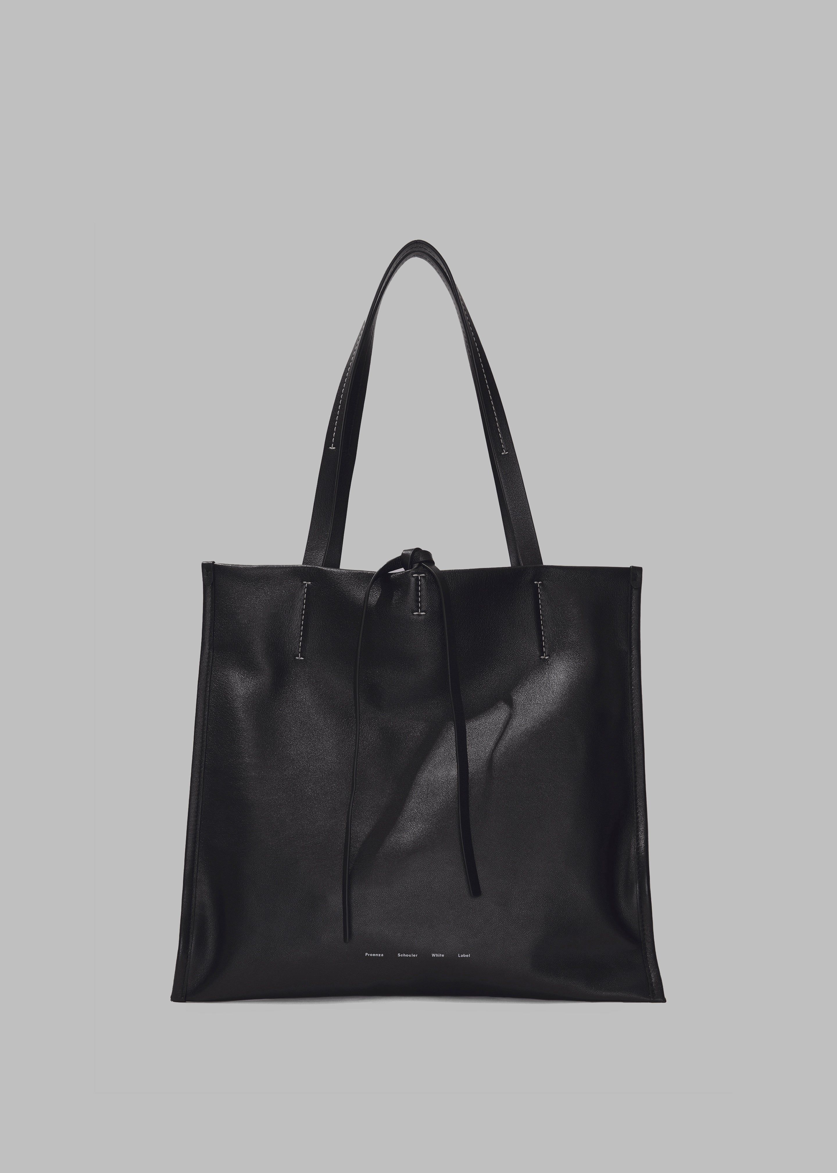 Proenza Schouler White Label Twin Nappa Tote - Black sold by Frankie Shop