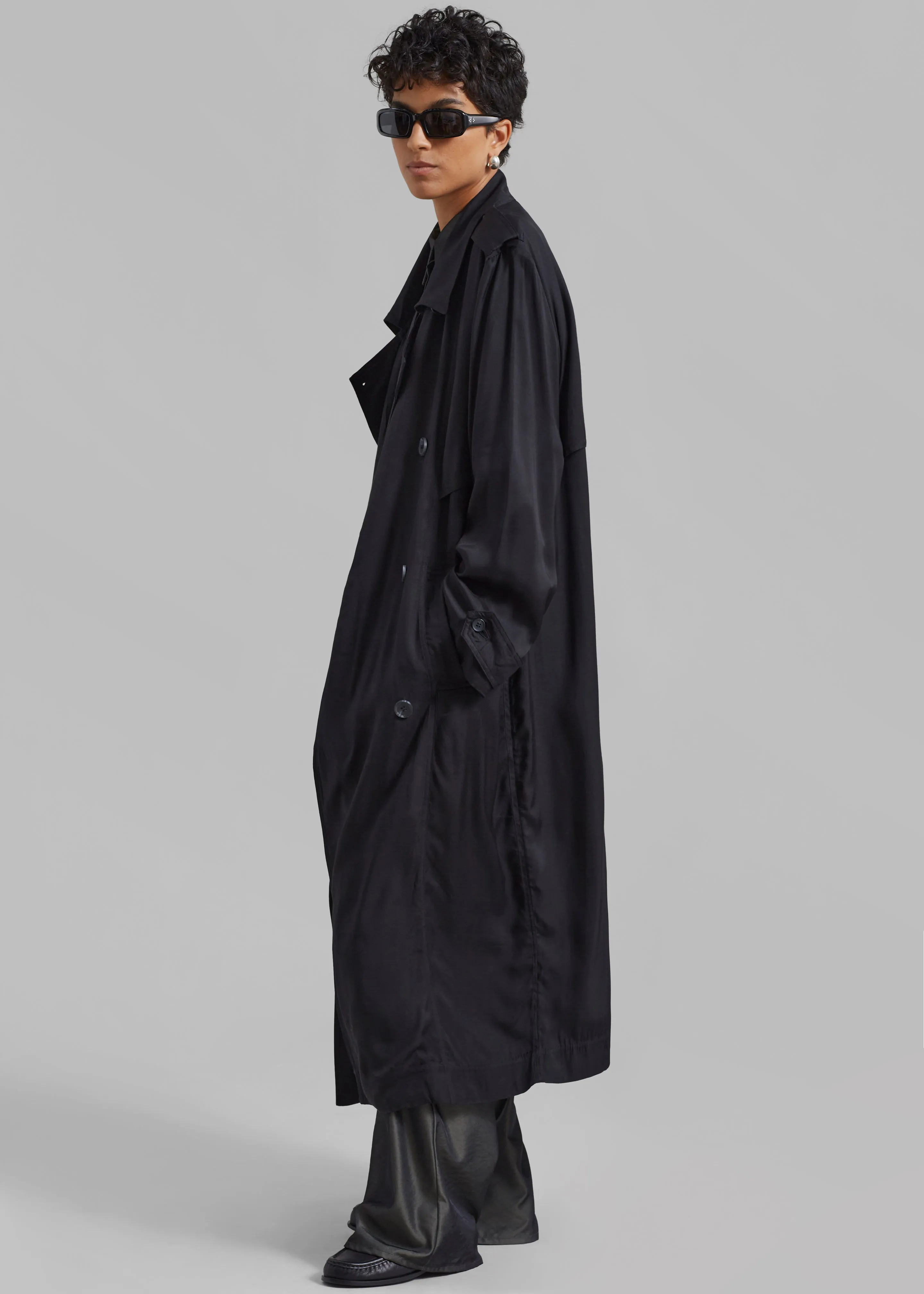 Karolina Trench Coat - Black sold by Frankie Shop product image thumbnail 4