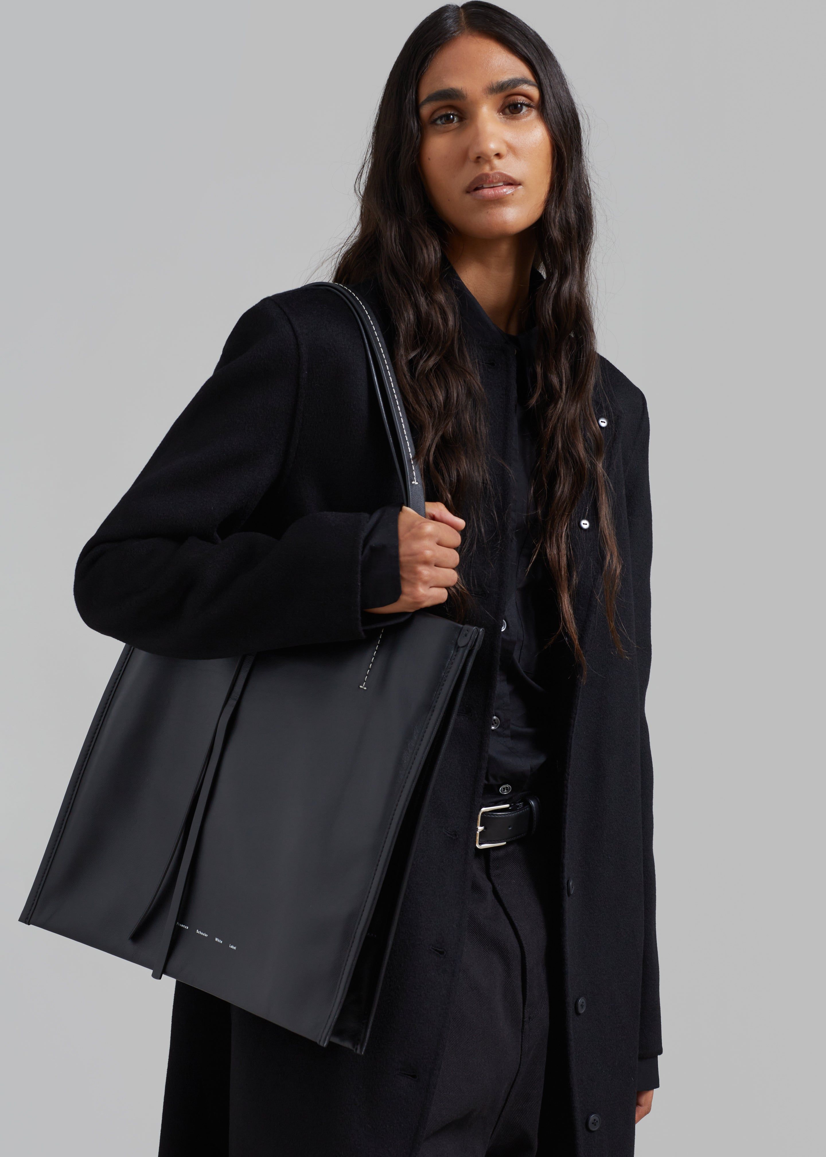 Proenza Schouler White Label Twin Nappa Tote - Black sold by Frankie Shop product image thumbnail 4
