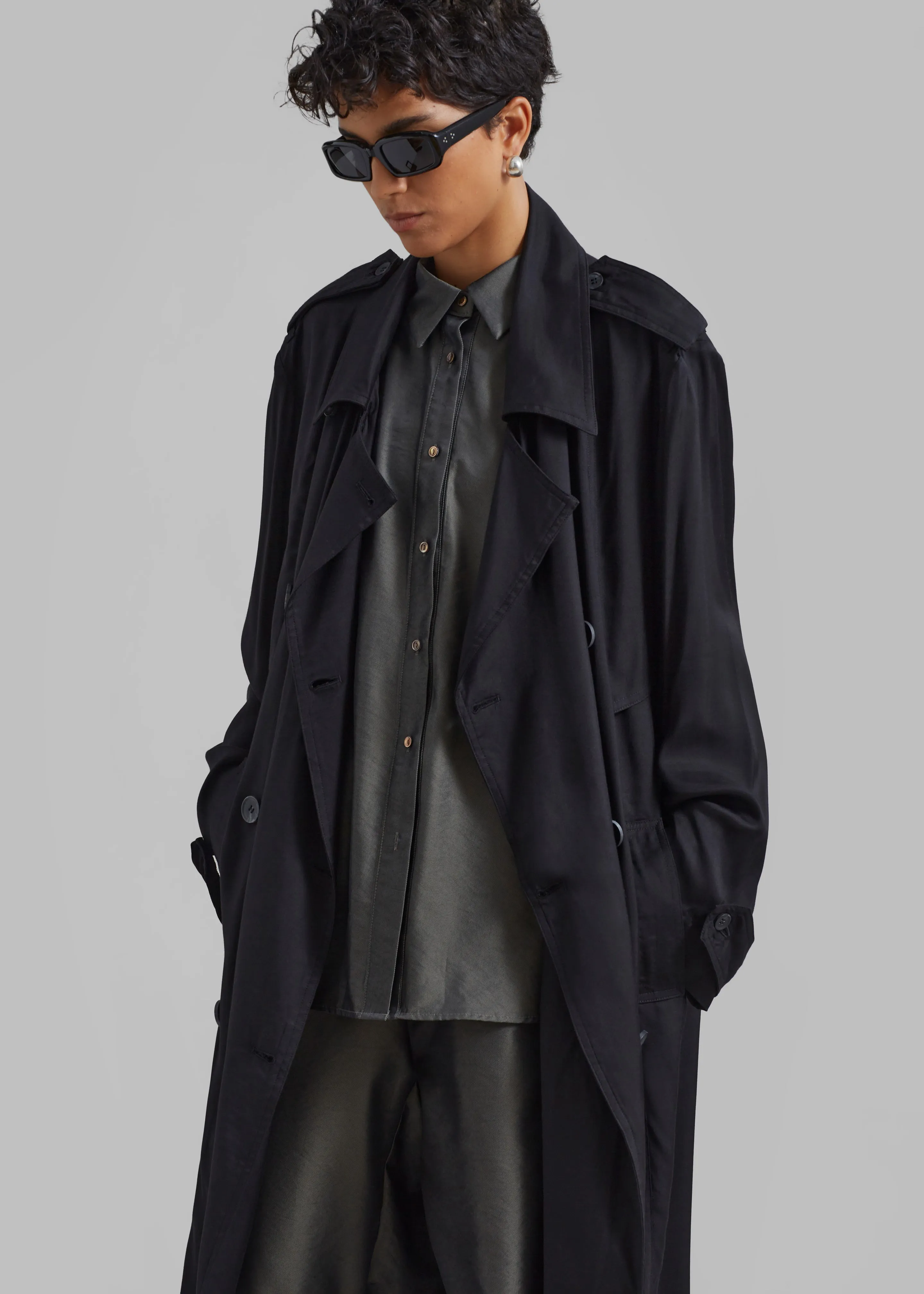Karolina Trench Coat - Black sold by Frankie Shop product image thumbnail 5