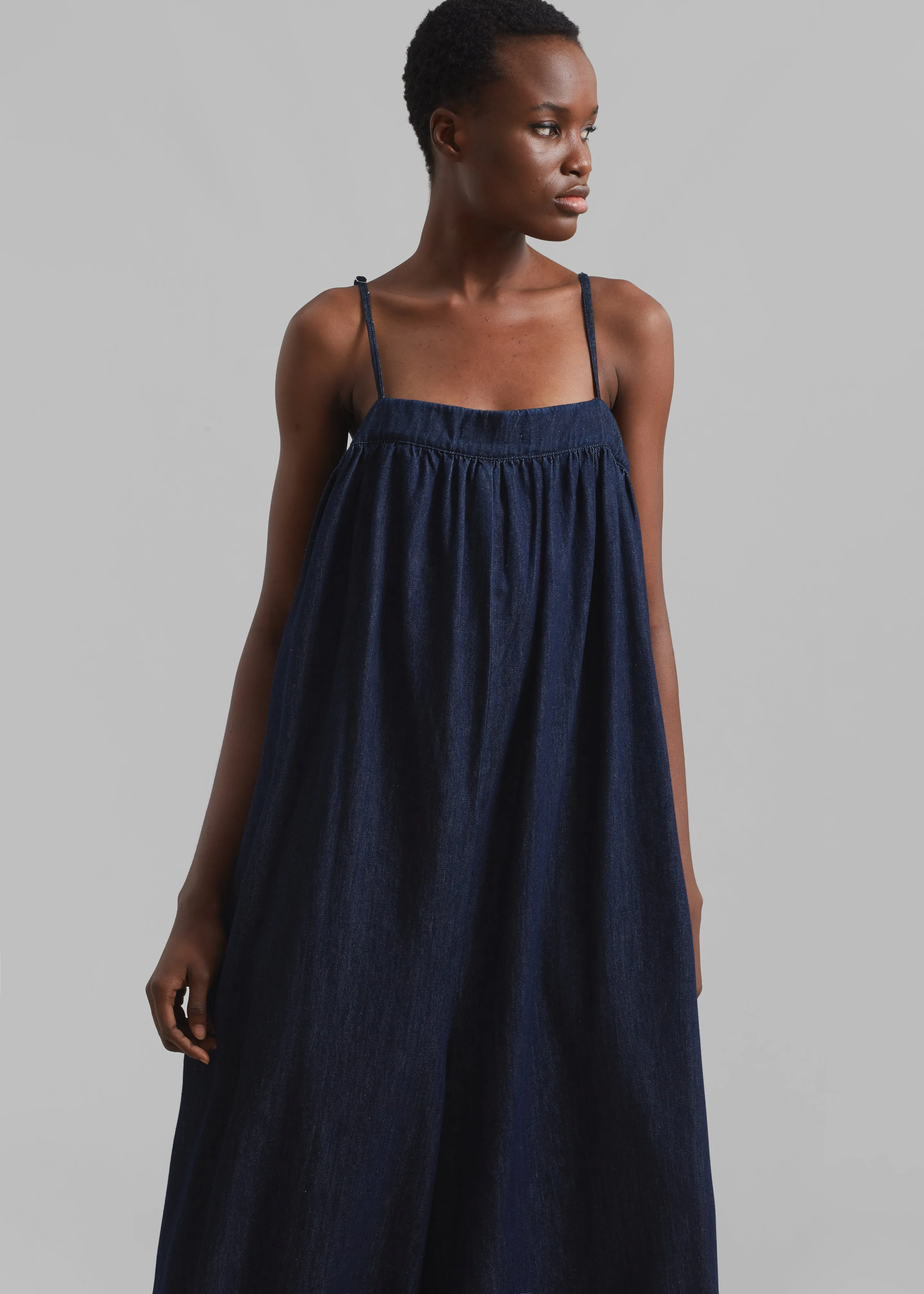 Maude Denim Jumpsuit - Raw Wash sold by Frankie Shop product image thumbnail 2