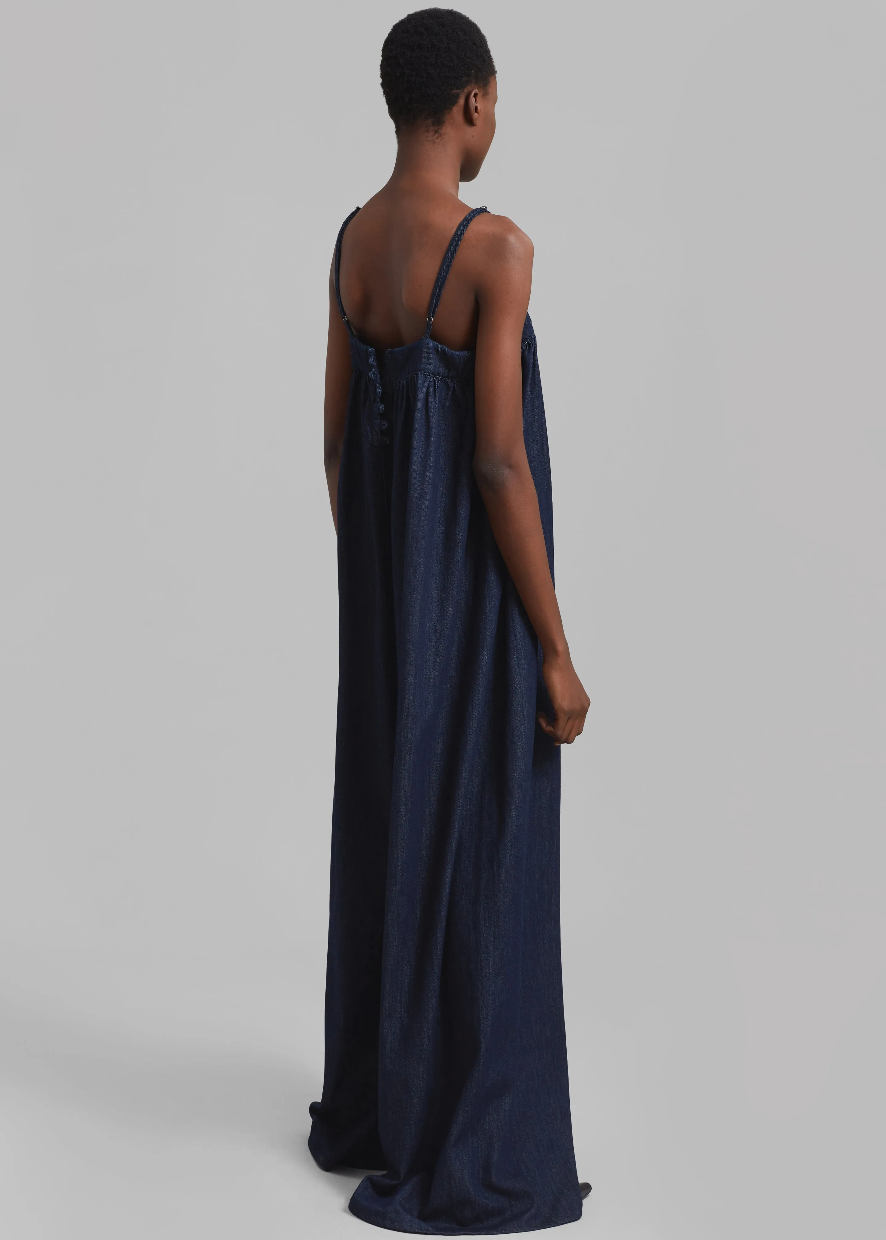 Maude Denim Jumpsuit - Raw Wash sold by Frankie Shop product image thumbnail 5