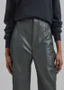 Ziggy Long Leather Pants - Light Khaki sold by Frankie Shop