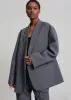 Bea Blazer - Charcoal sold by Frankie Shop