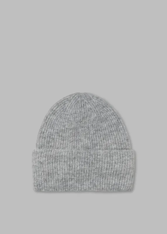 Samsøe Samsøe Nor Hat - Grey Melange sold by Frankie Shop