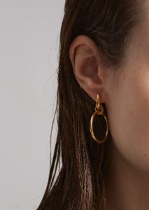 Otiumberg Laguna Hoops - Gold sold by Frankie Shop
