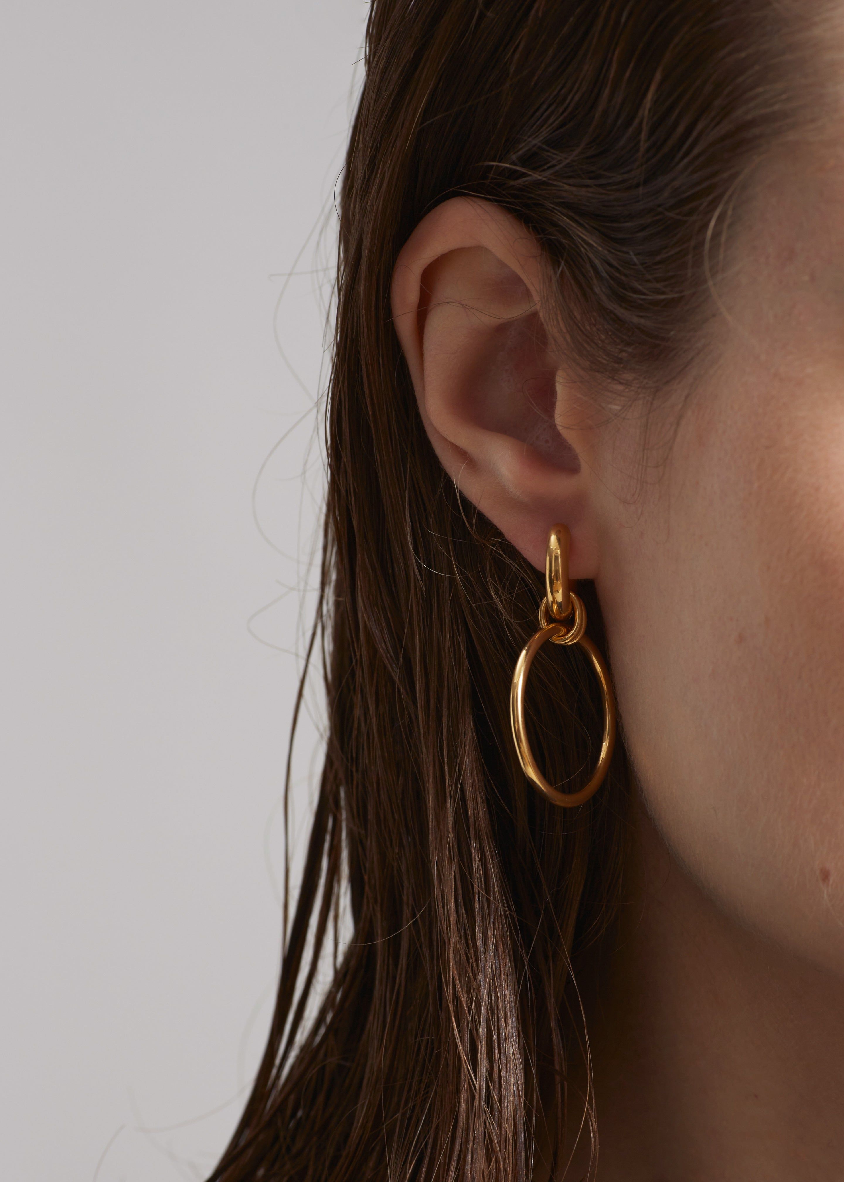 Otiumberg Laguna Hoops - Gold sold by Frankie Shop product image thumbnail 3