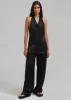 Esse Studios Gathered Pants - Black sold by Frankie Shop