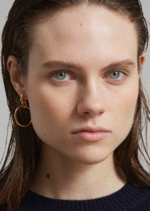 Otiumberg Laguna Hoops - Gold sold by Frankie Shop