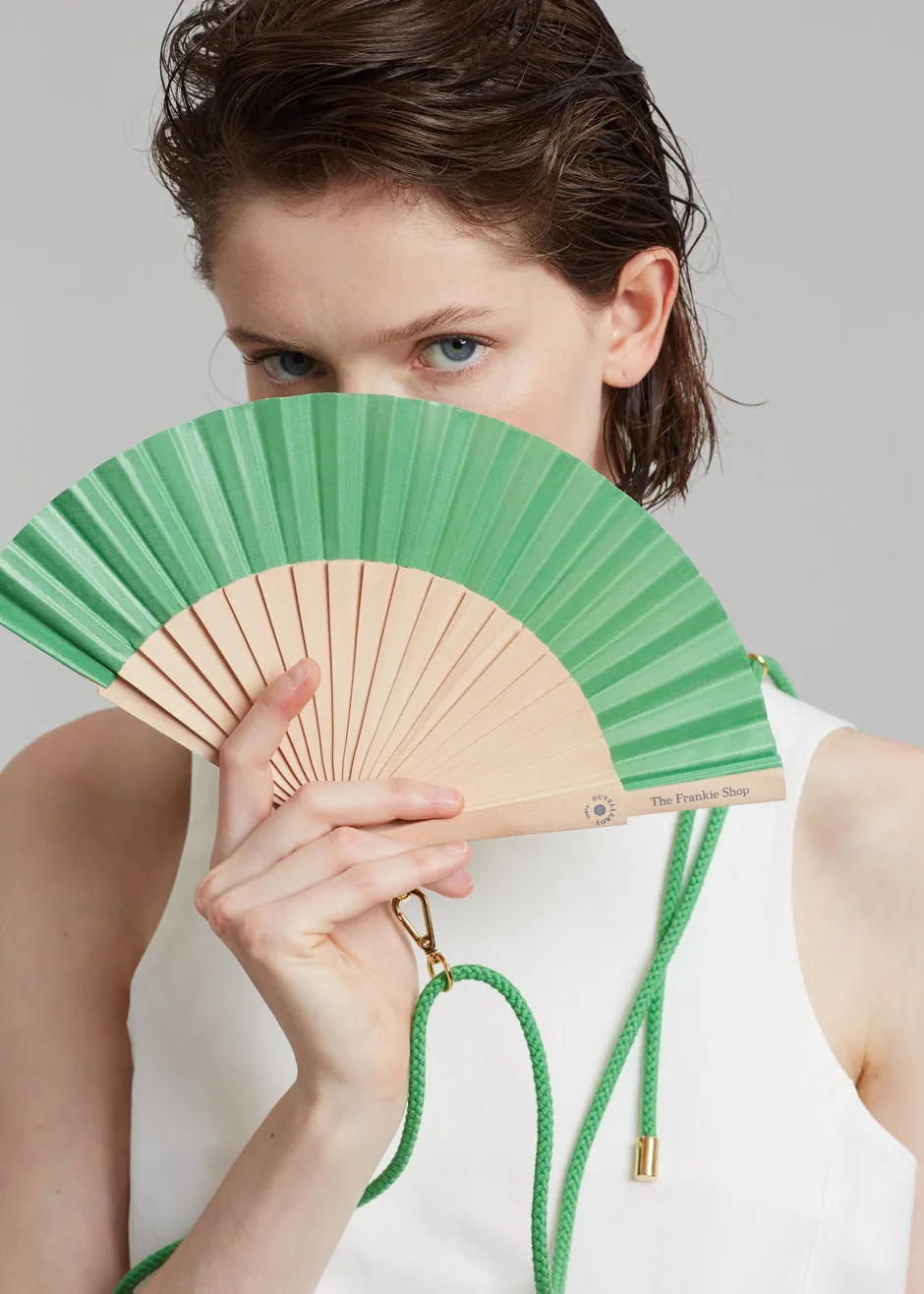 TFS x Duvelleroy Take Away Fan - Kelly Green sold by Frankie Shop product image thumbnail 3