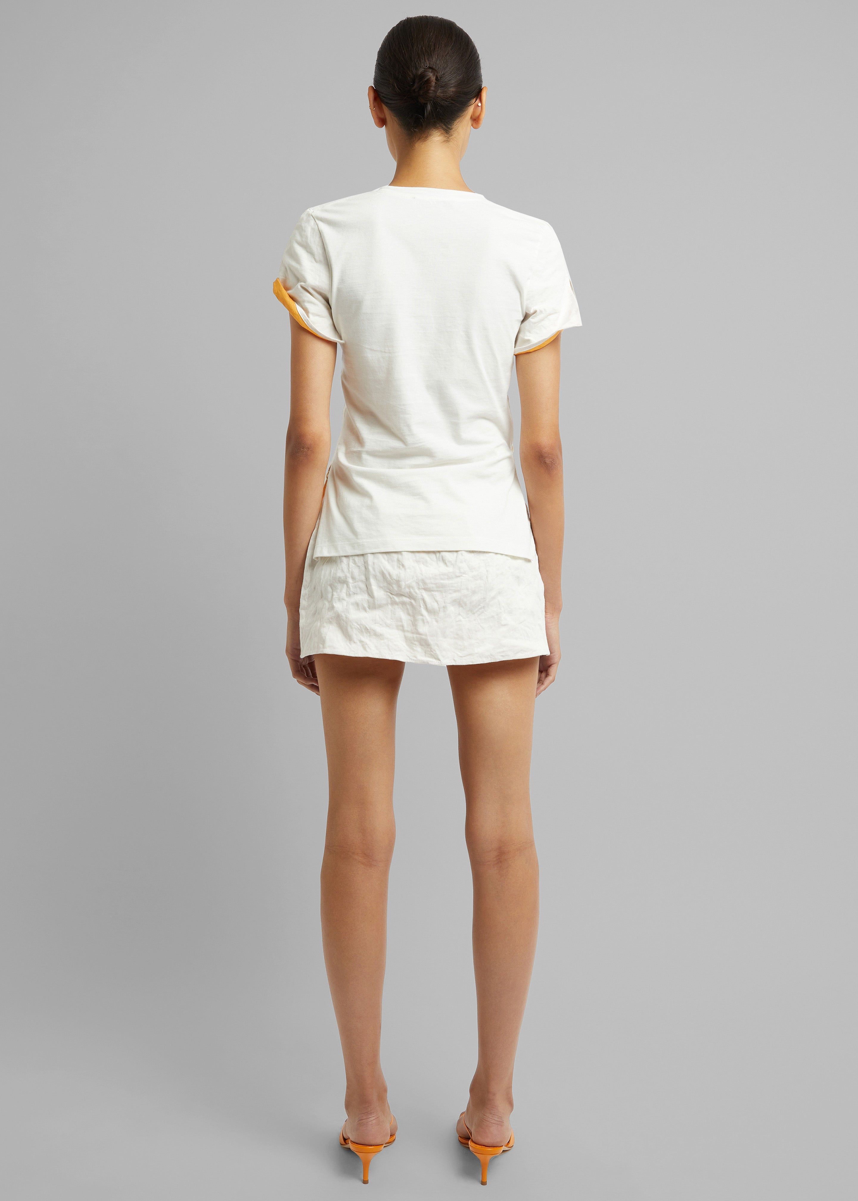 Christopher Esber Lost Souvenir Crushed Micro Skirt - Lost Souvenir Print sold by Frankie Shop product image thumbnail 6