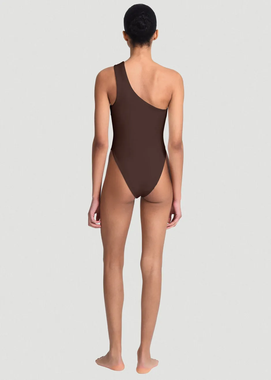 Aexae Knot One Piece Swimsuit - Brown sold by Frankie Shop product image thumbnail 2