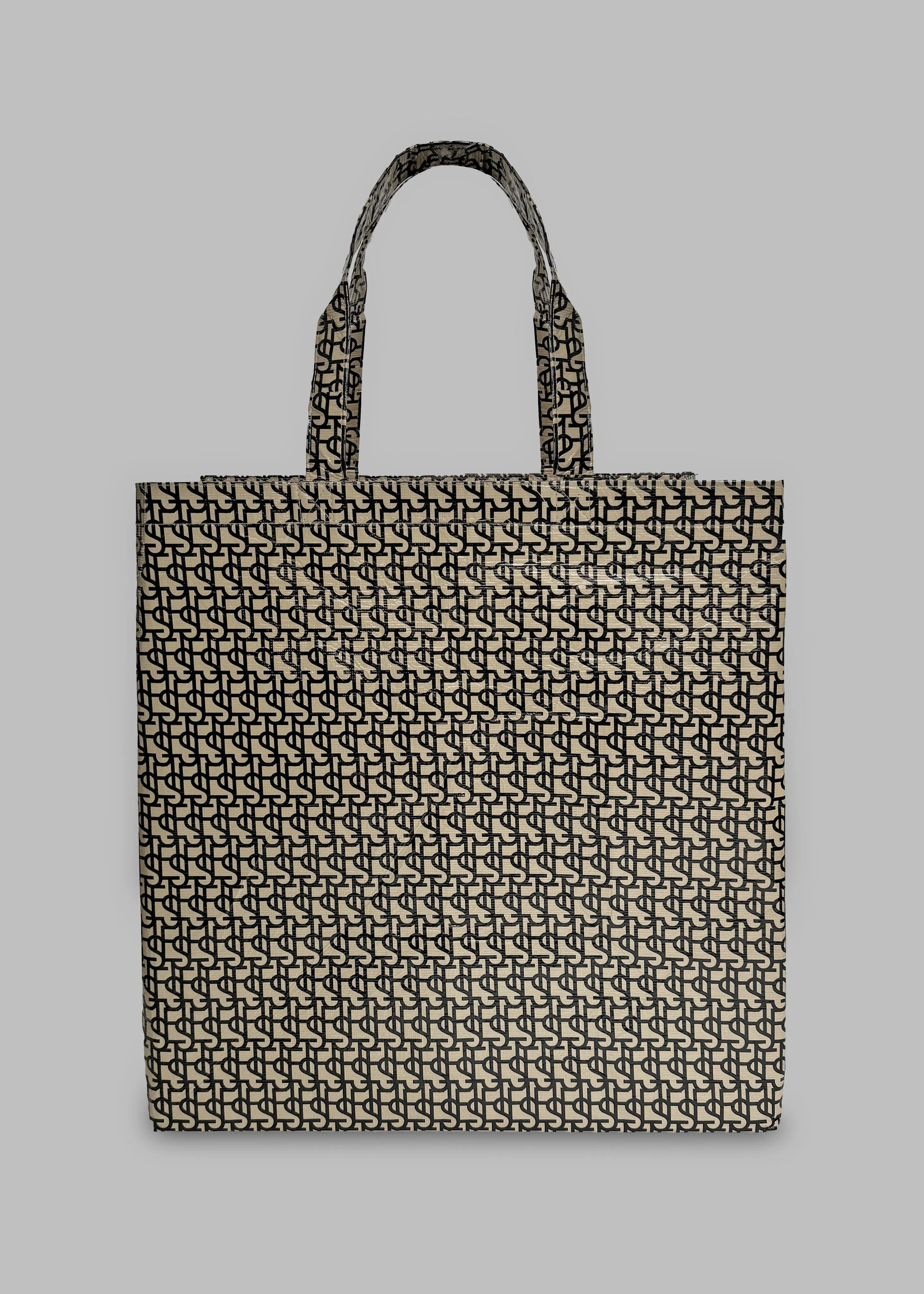 The Frankie Shop Oversized Tote - Black/Beige sold by Frankie Shop