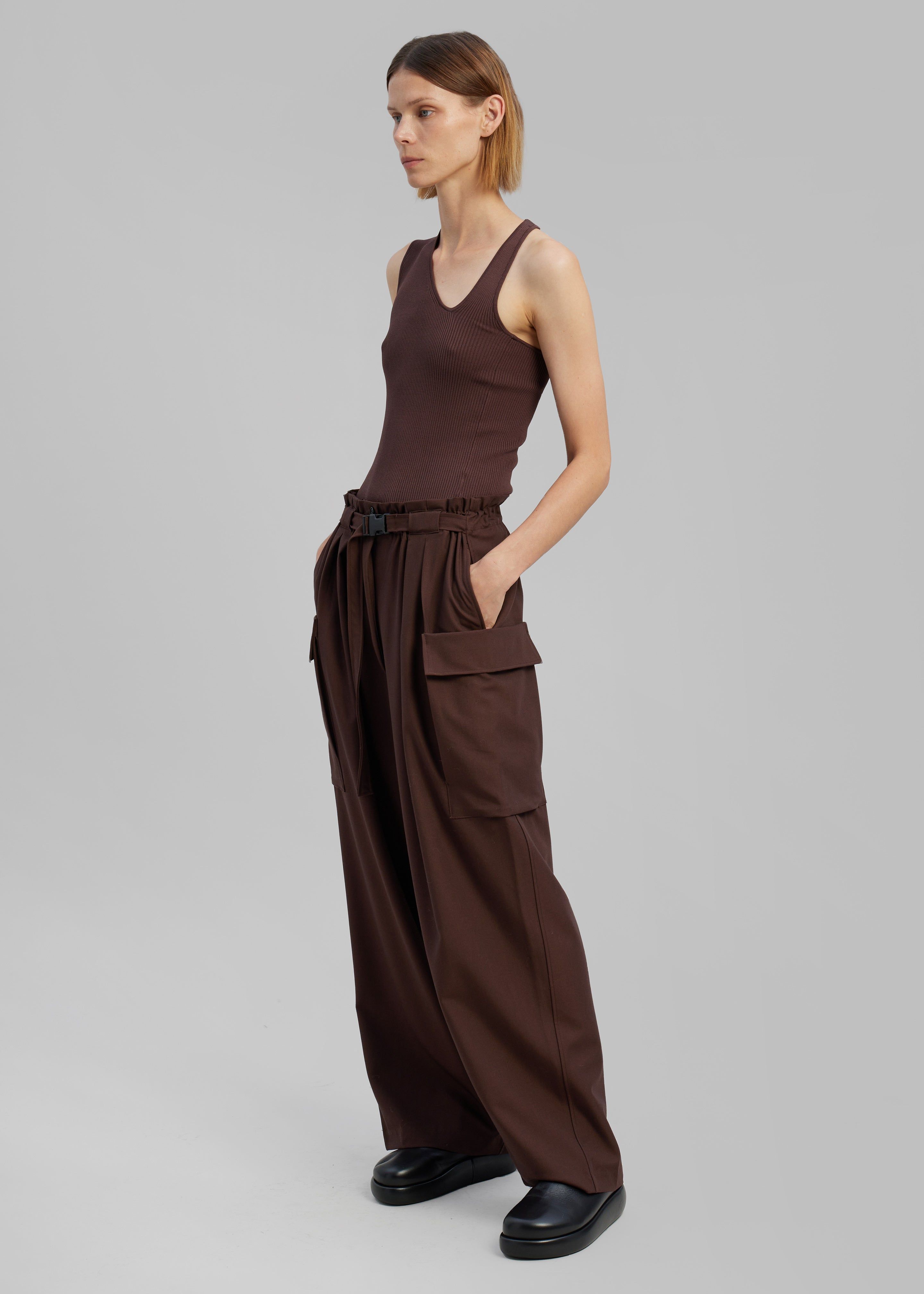 Tiarha Cargo Pants - Brown sold by Frankie Shop product image thumbnail 4