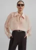 Nel Sheer Button Up Shirt - Pink sold by Frankie Shop