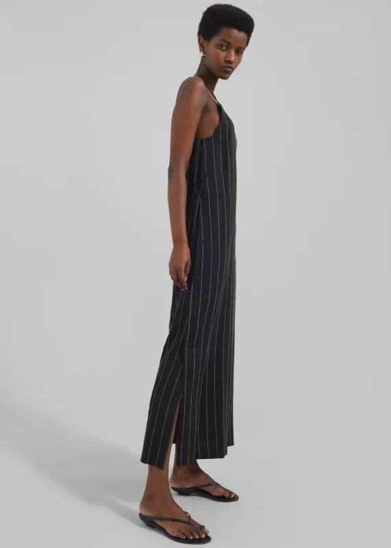 Loulou Studio Etta Dress - Black/Ivory sold by Frankie Shop