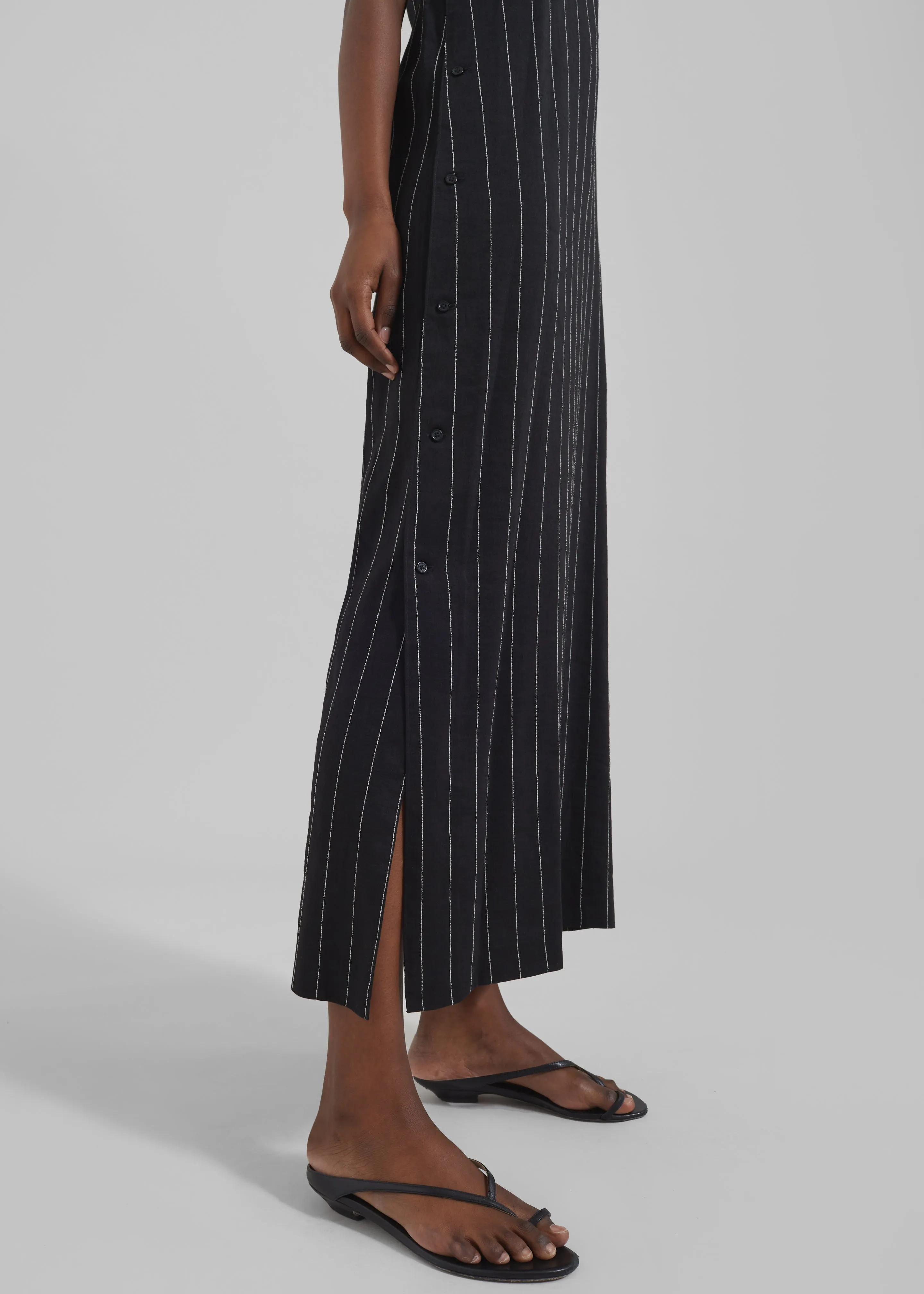 Loulou Studio Etta Dress - Black/Ivory sold by Frankie Shop product image thumbnail 2