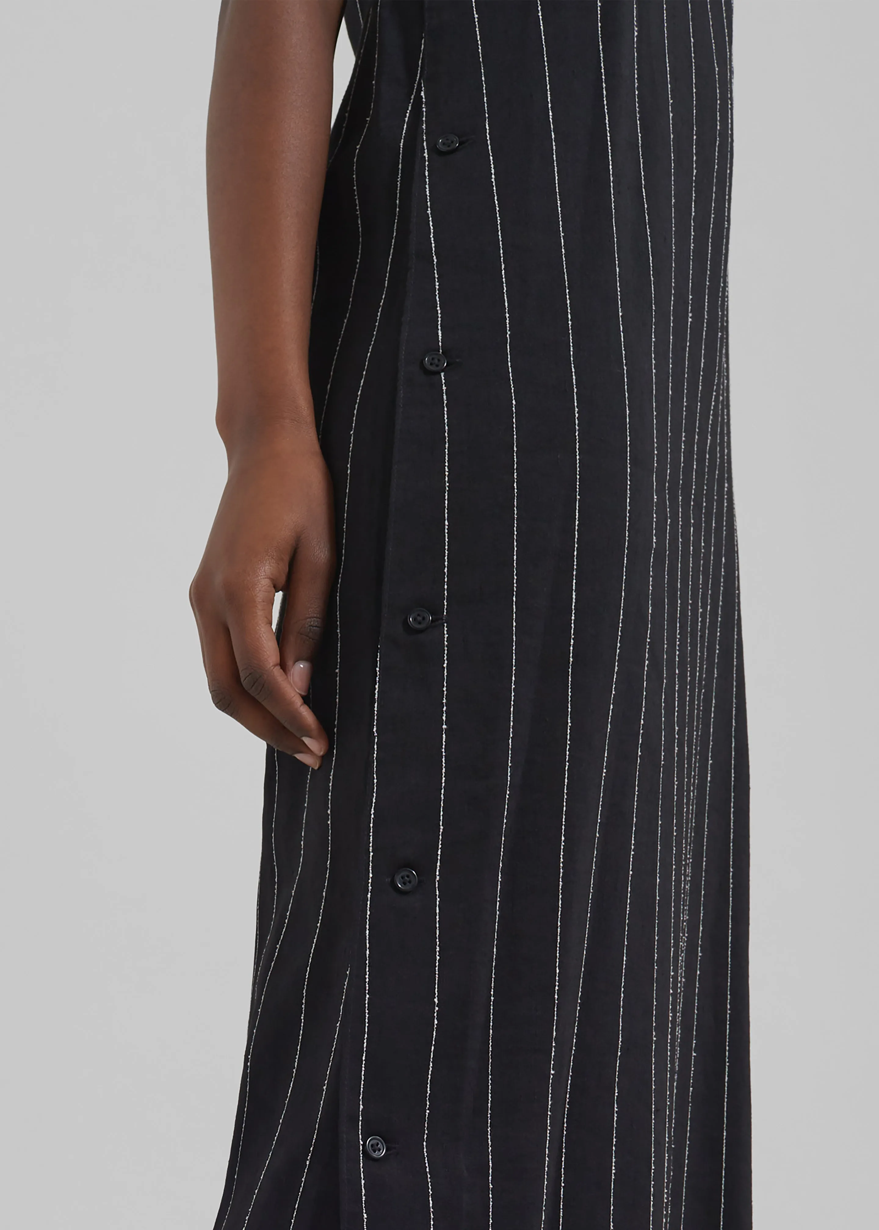 Loulou Studio Etta Dress - Black/Ivory sold by Frankie Shop product image thumbnail 5