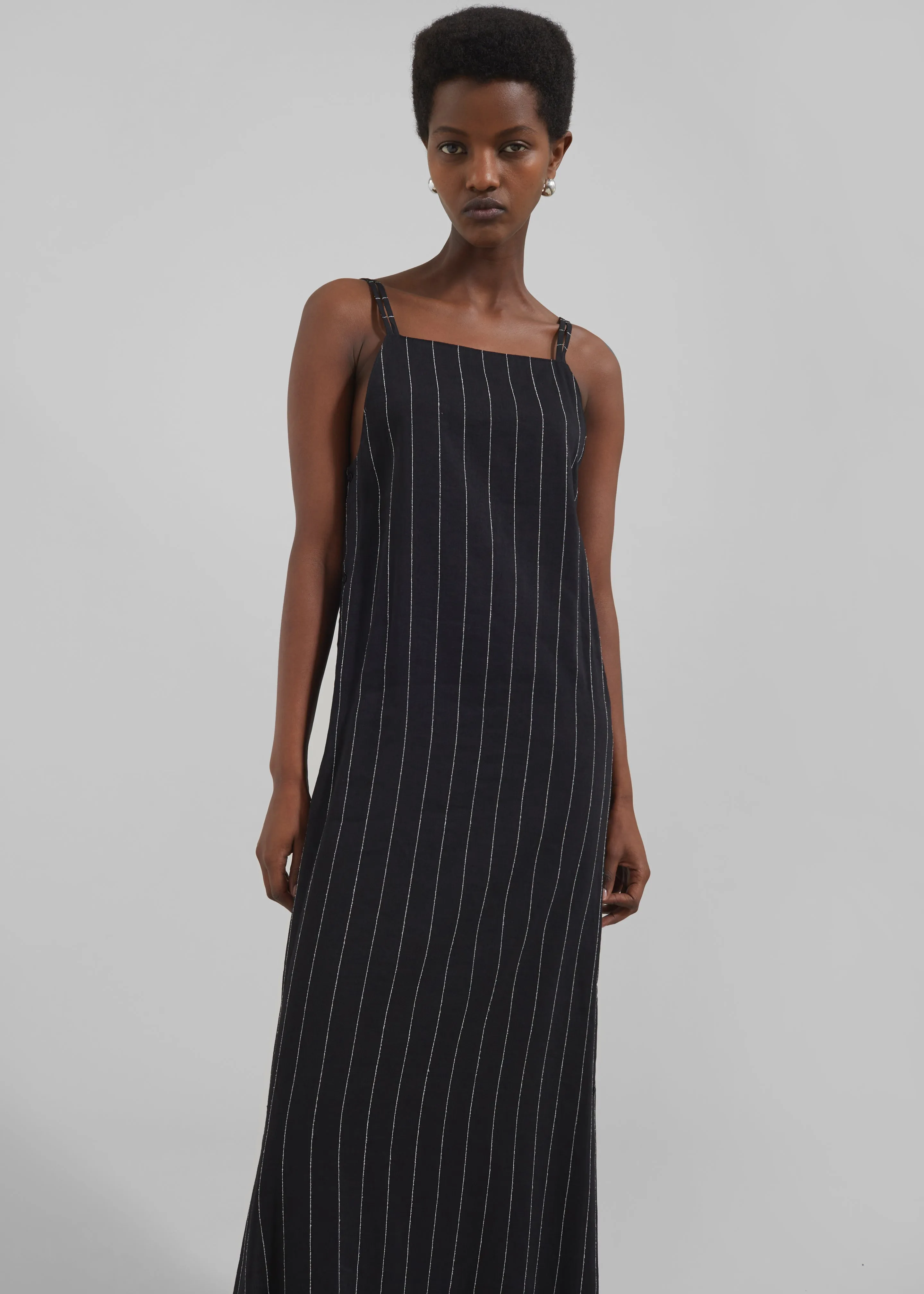Loulou Studio Etta Dress - Black/Ivory sold by Frankie Shop product image thumbnail 4