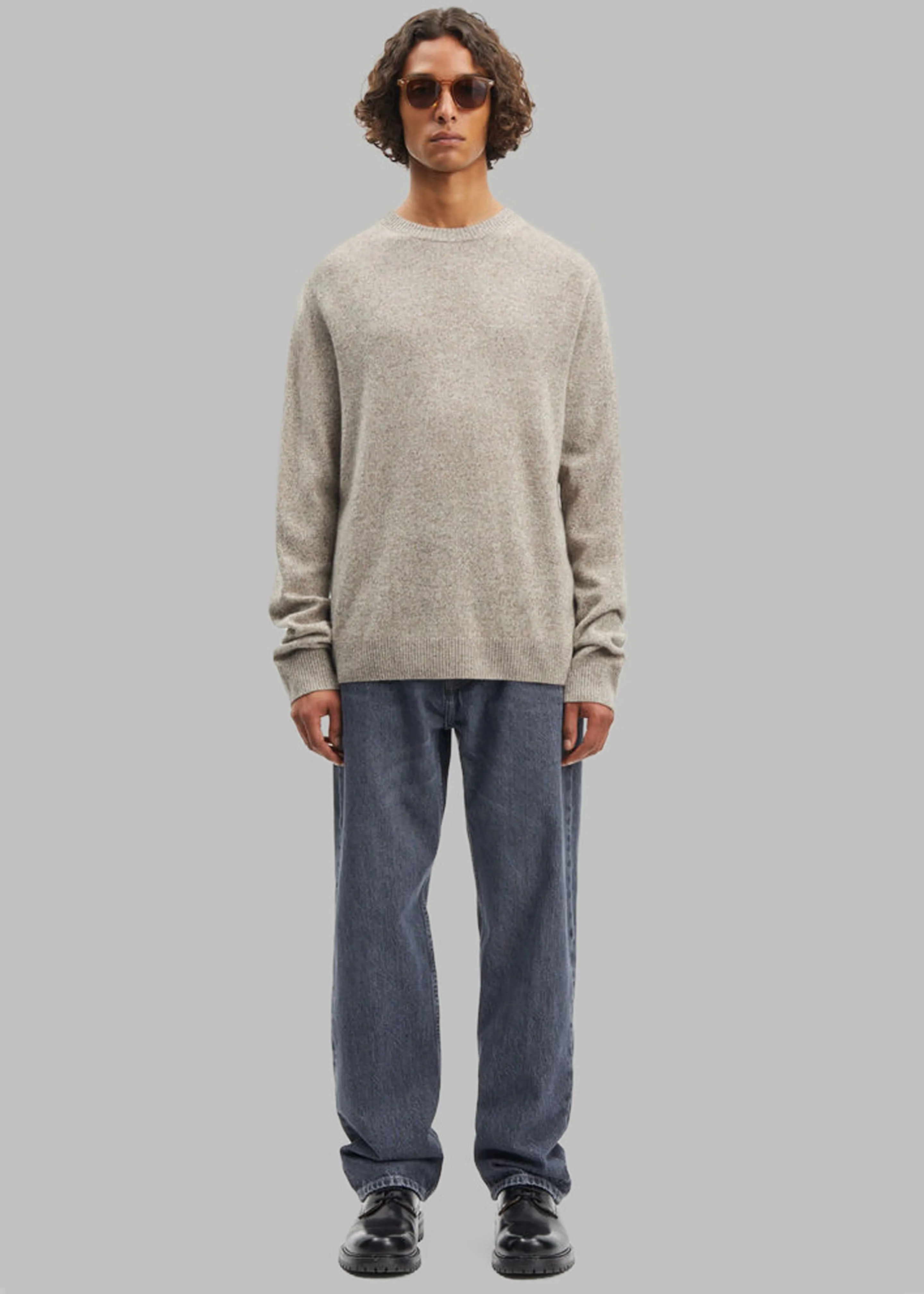 Samsøe Samsøe Nobis Crew Neck - Fallen Rock Melange sold by Frankie Shop product image thumbnail 3