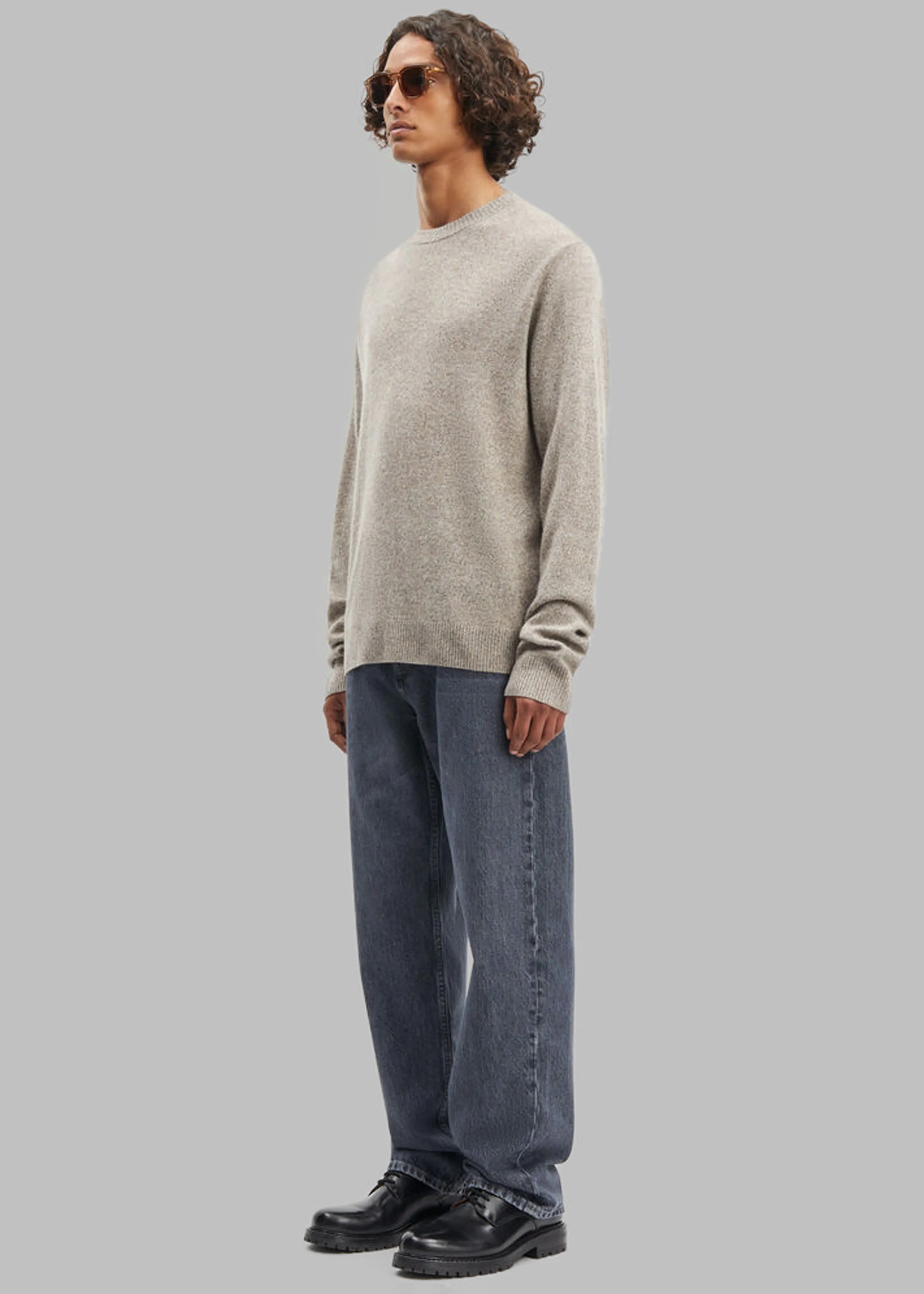 Samsøe Samsøe Nobis Crew Neck - Fallen Rock Melange sold by Frankie Shop product image thumbnail 4