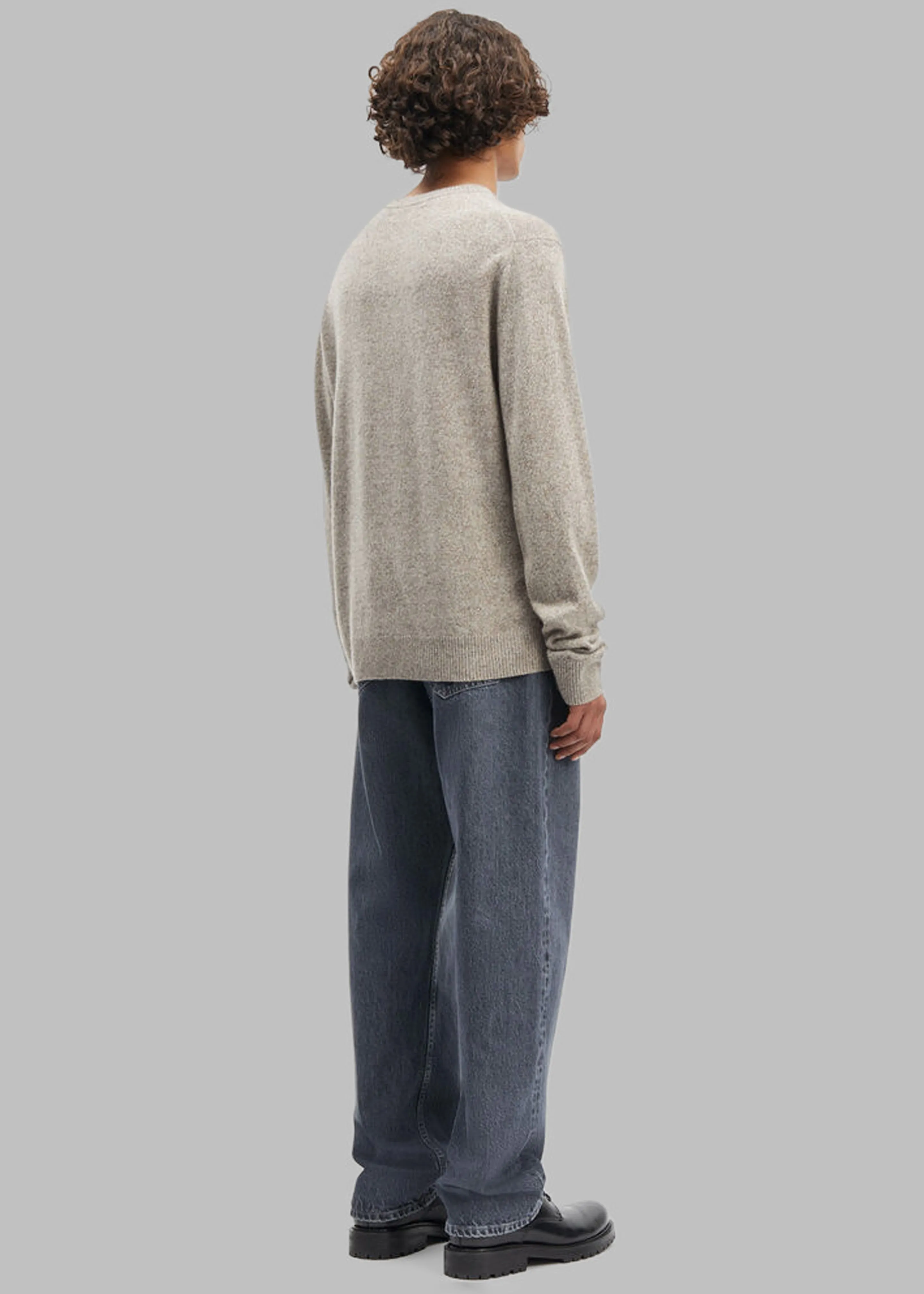 Samsøe Samsøe Nobis Crew Neck - Fallen Rock Melange sold by Frankie Shop product image thumbnail 5