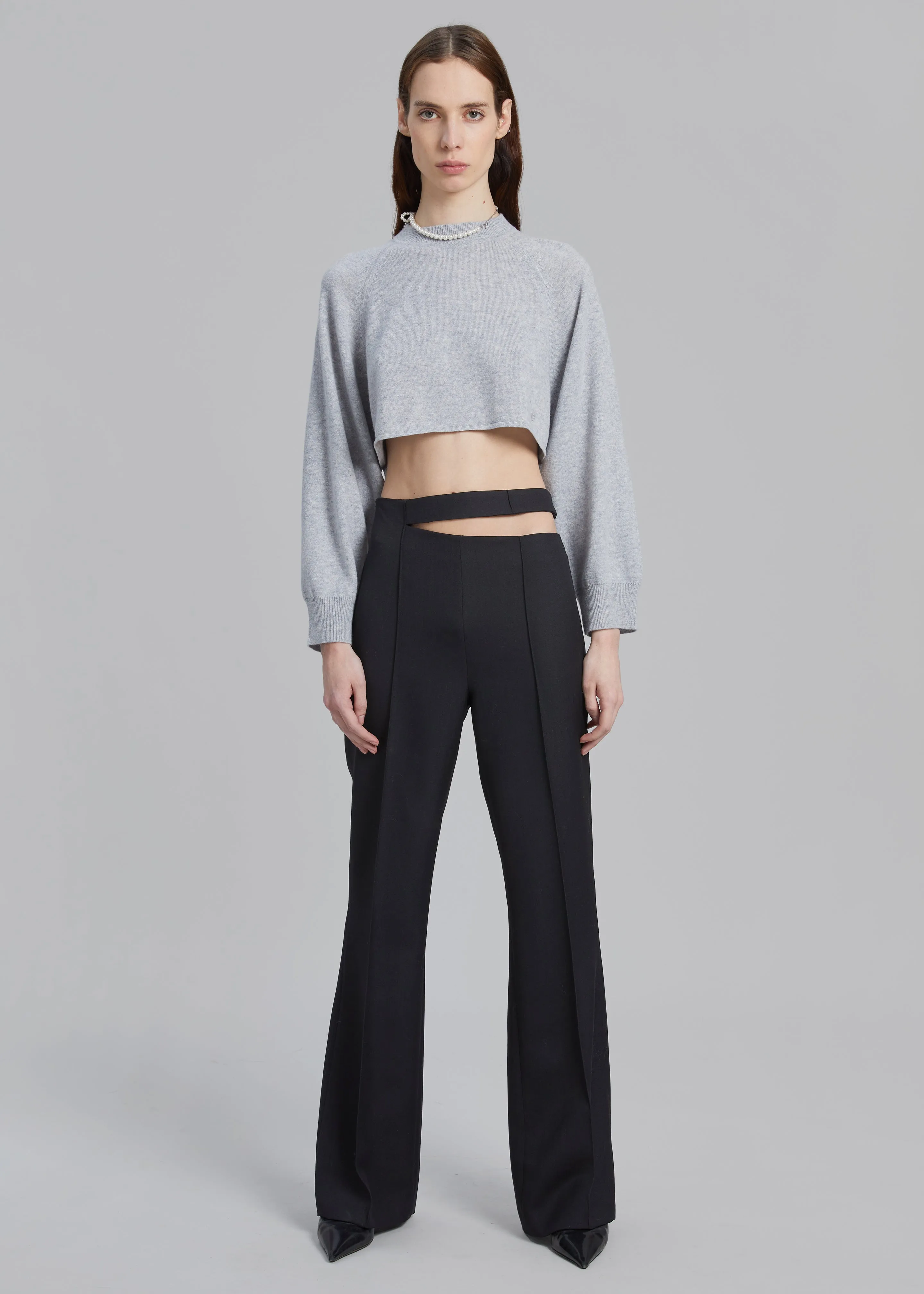 Róhe Cut Out Trousers - Noir sold by Frankie Shop product image thumbnail 3