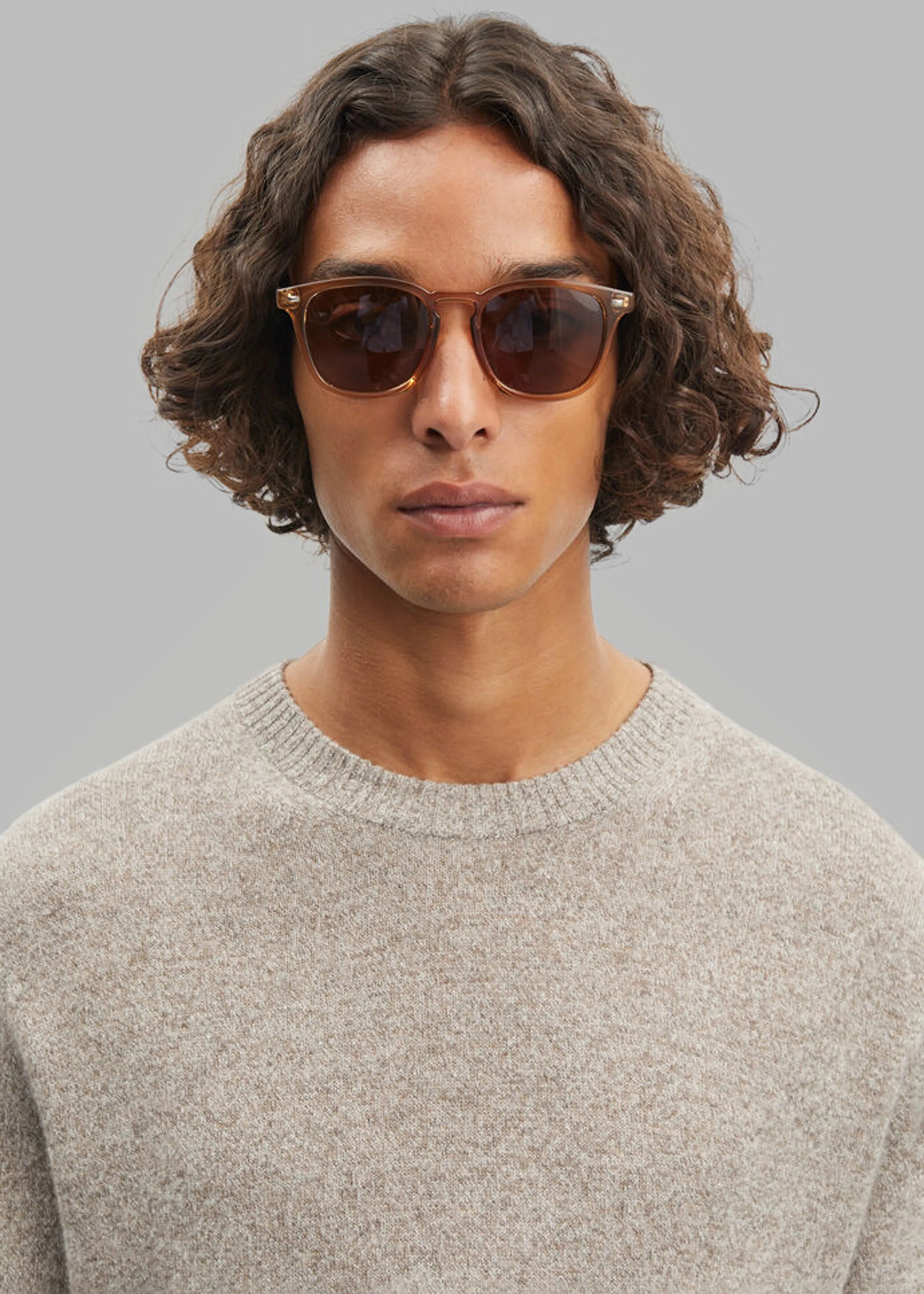 Samsøe Samsøe Nobis Crew Neck - Fallen Rock Melange sold by Frankie Shop product image thumbnail 2