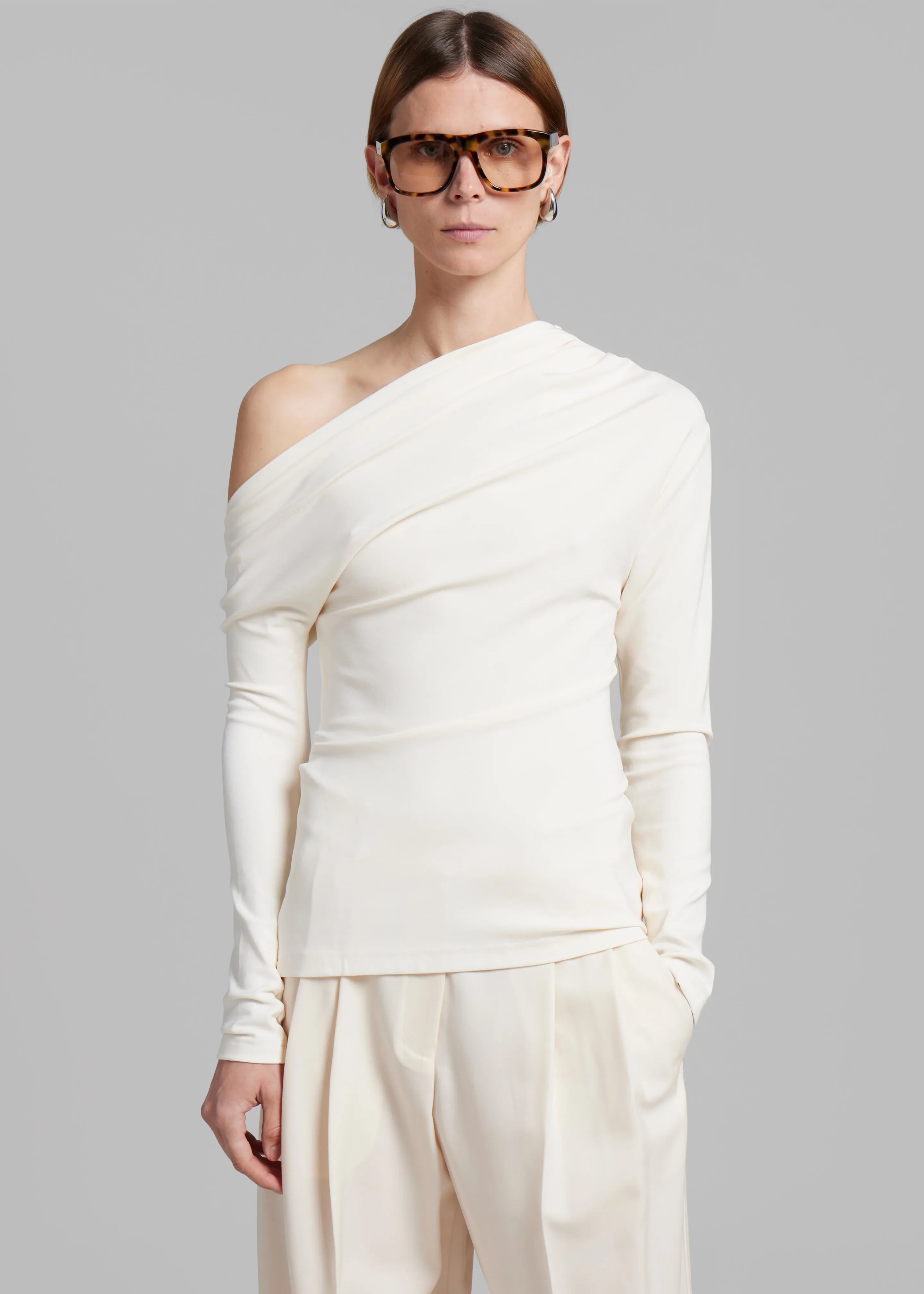 Esse Studios Fila Twist Top - Crema sold by Frankie Shop product image thumbnail 3