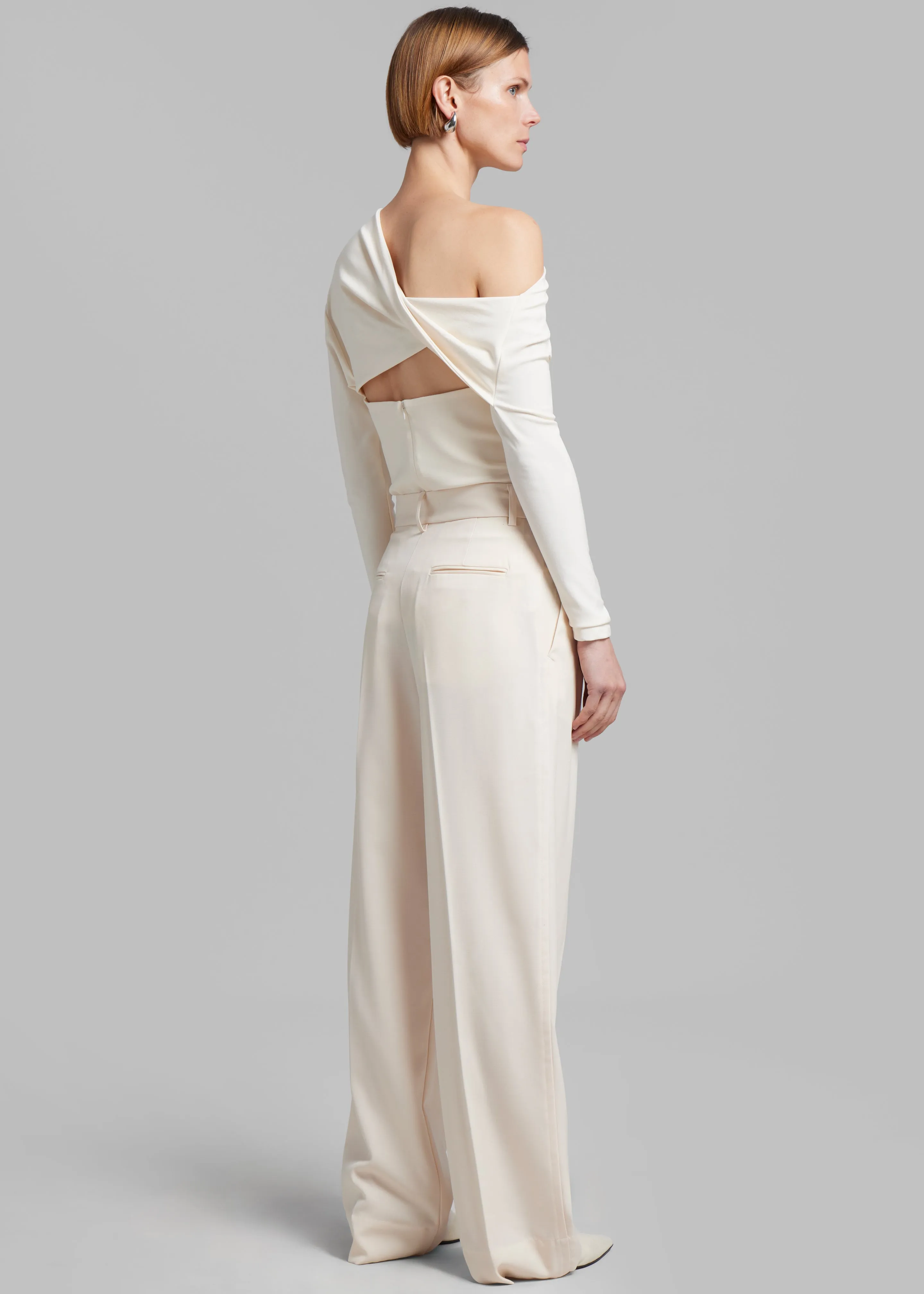 Esse Studios Fila Twist Top - Crema sold by Frankie Shop product image thumbnail 5