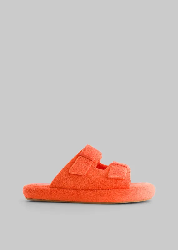 Ilio Smeraldo x TFS Terrycloth Chunky Sandal - Orange made by Frankie Shop