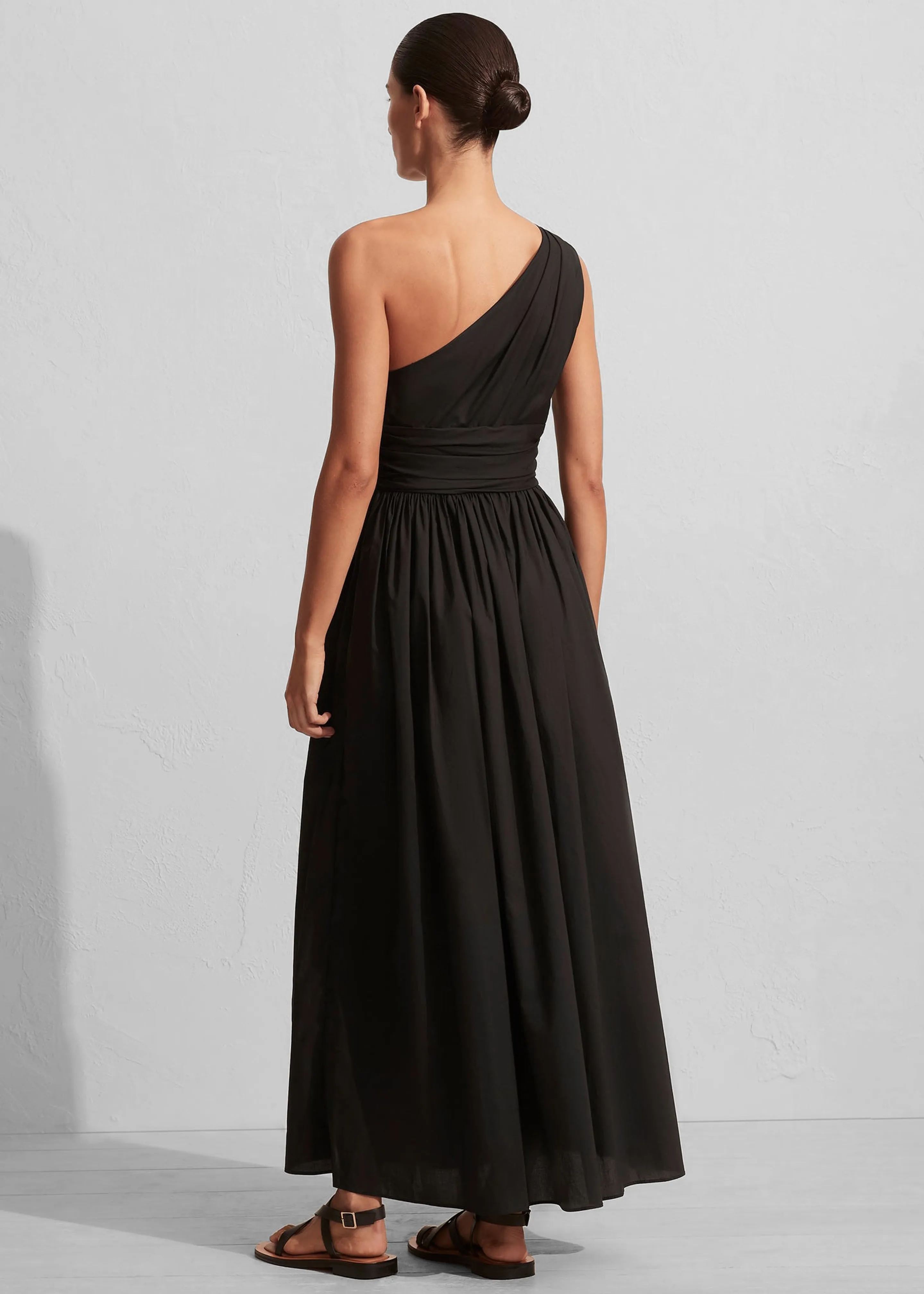 Matteau Gathered One Shoulder Dress - Black sold by Frankie Shop product image thumbnail 4
