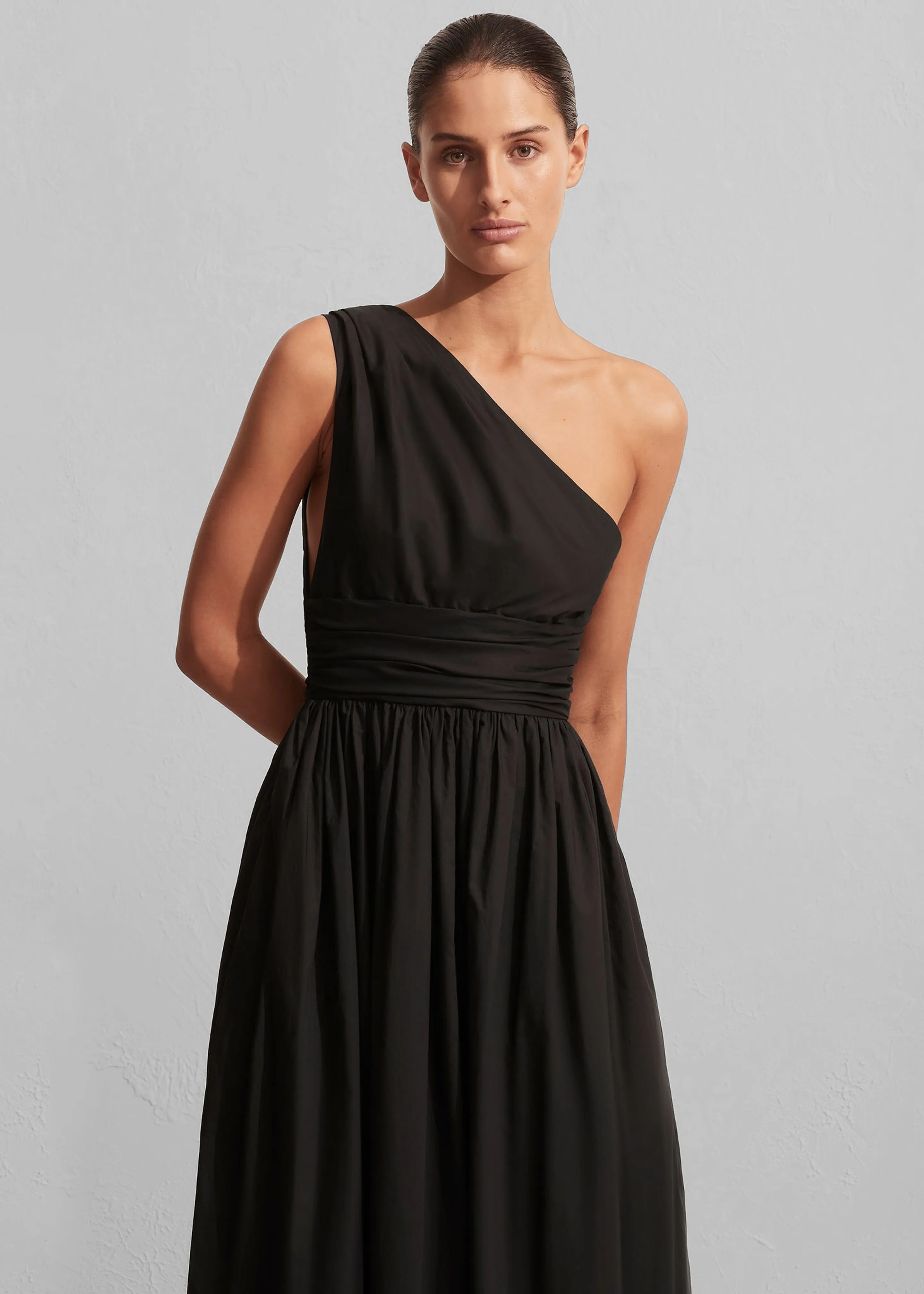 Matteau Gathered One Shoulder Dress - Black sold by Frankie Shop product image thumbnail 2