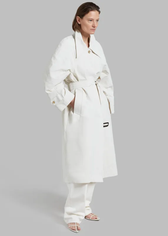 Tal Trench Coat - Cream sold by Frankie Shop