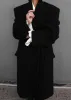 John Oversized Coat - Black sold by Frankie Shop